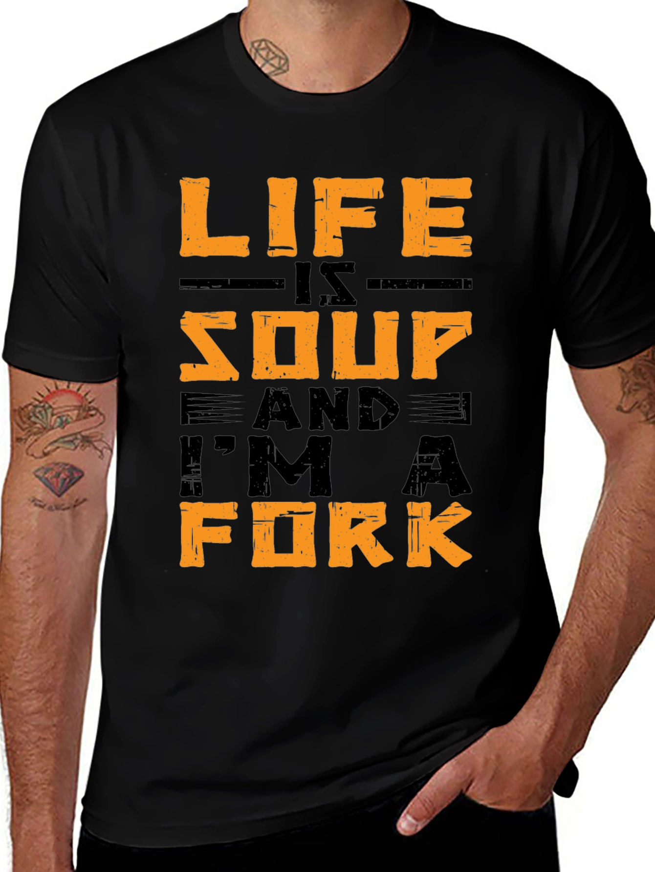 Life is Soup T-Shirt - Im A Fork