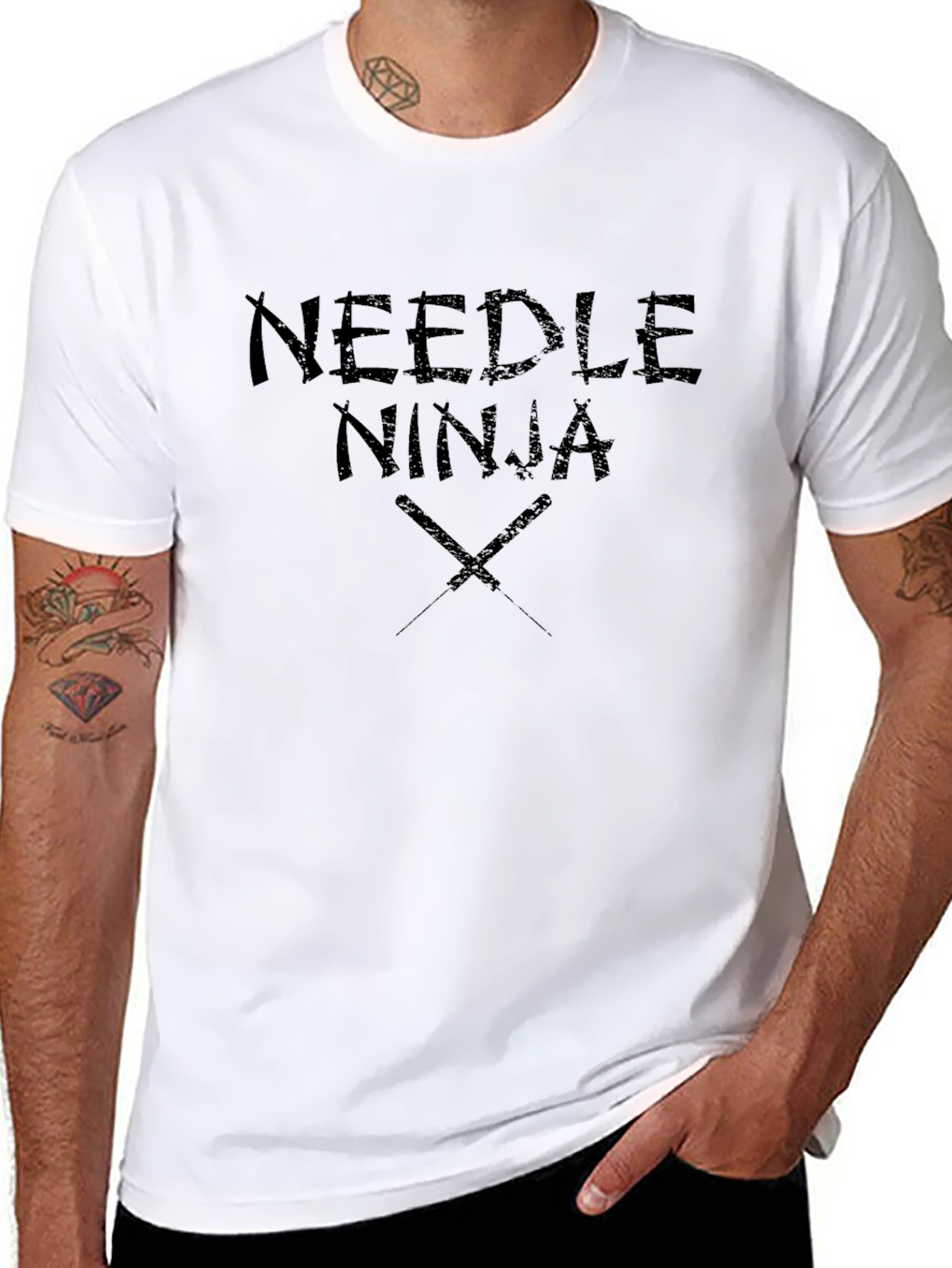 Needle Ninja Black T-Shirt