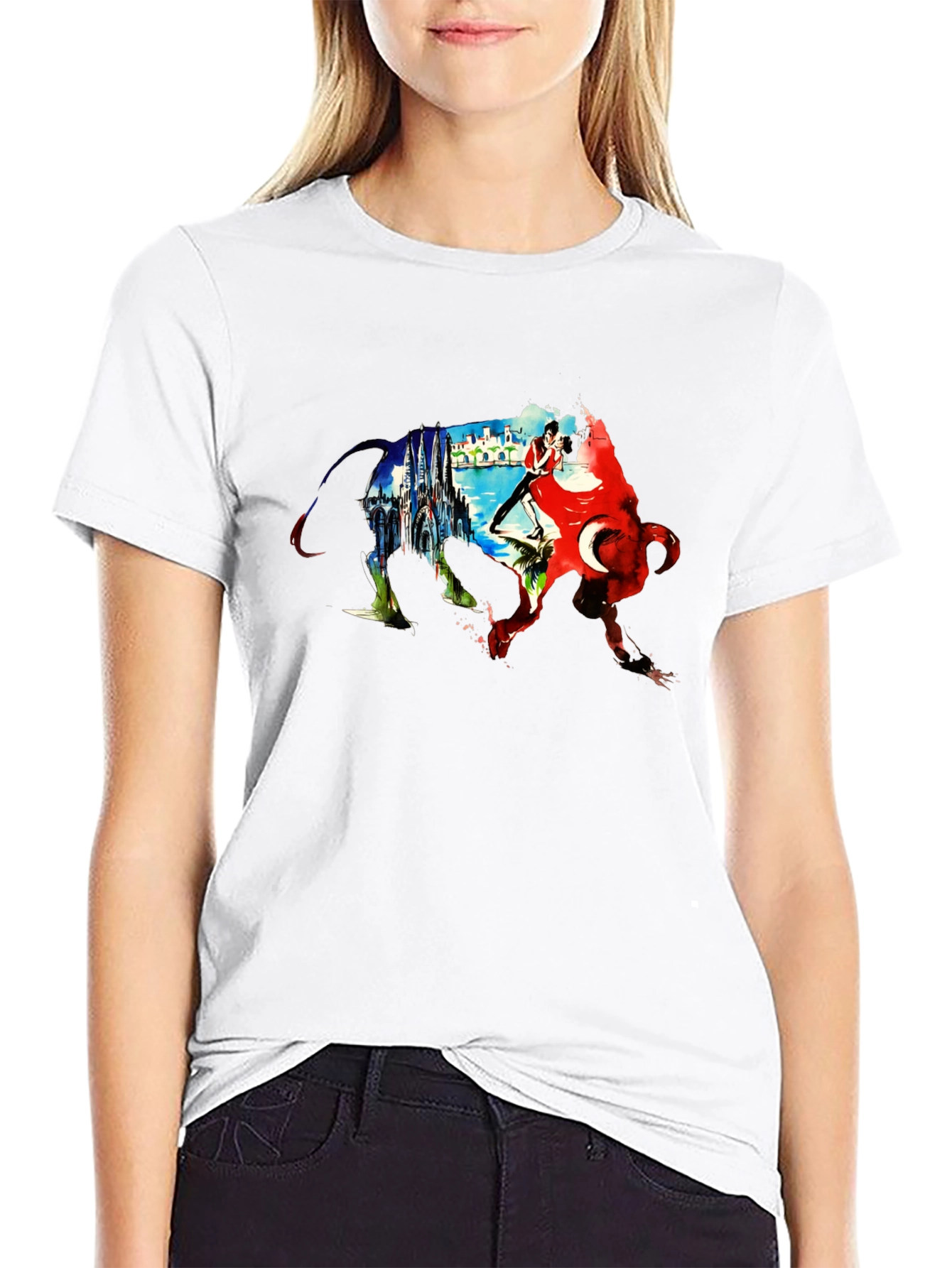 Bull Silhouette Istanbul T-Shirt