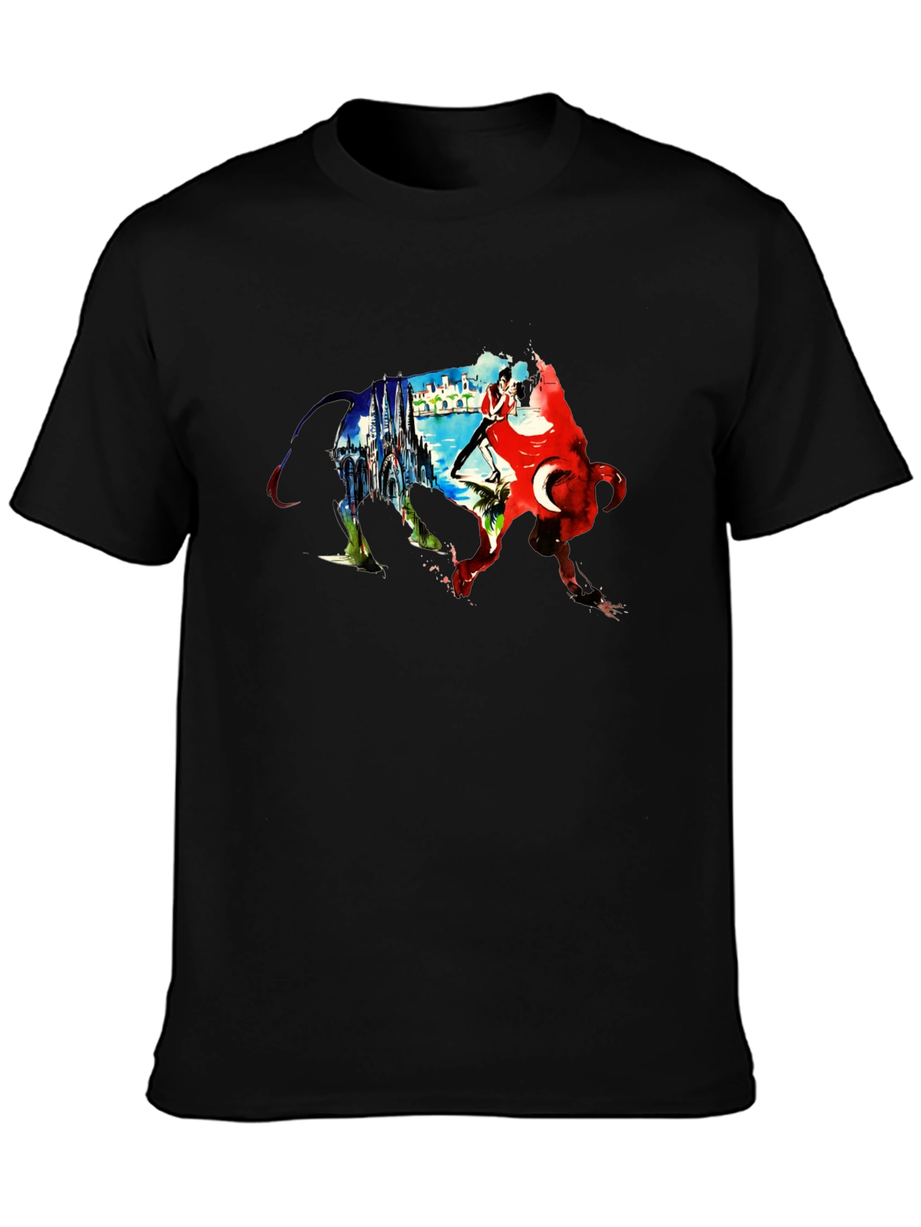 Bull Silhouette Istanbul T-Shirt