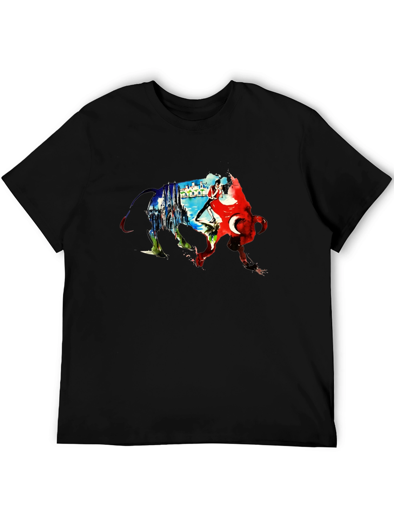 Bull Silhouette Istanbul T-Shirt