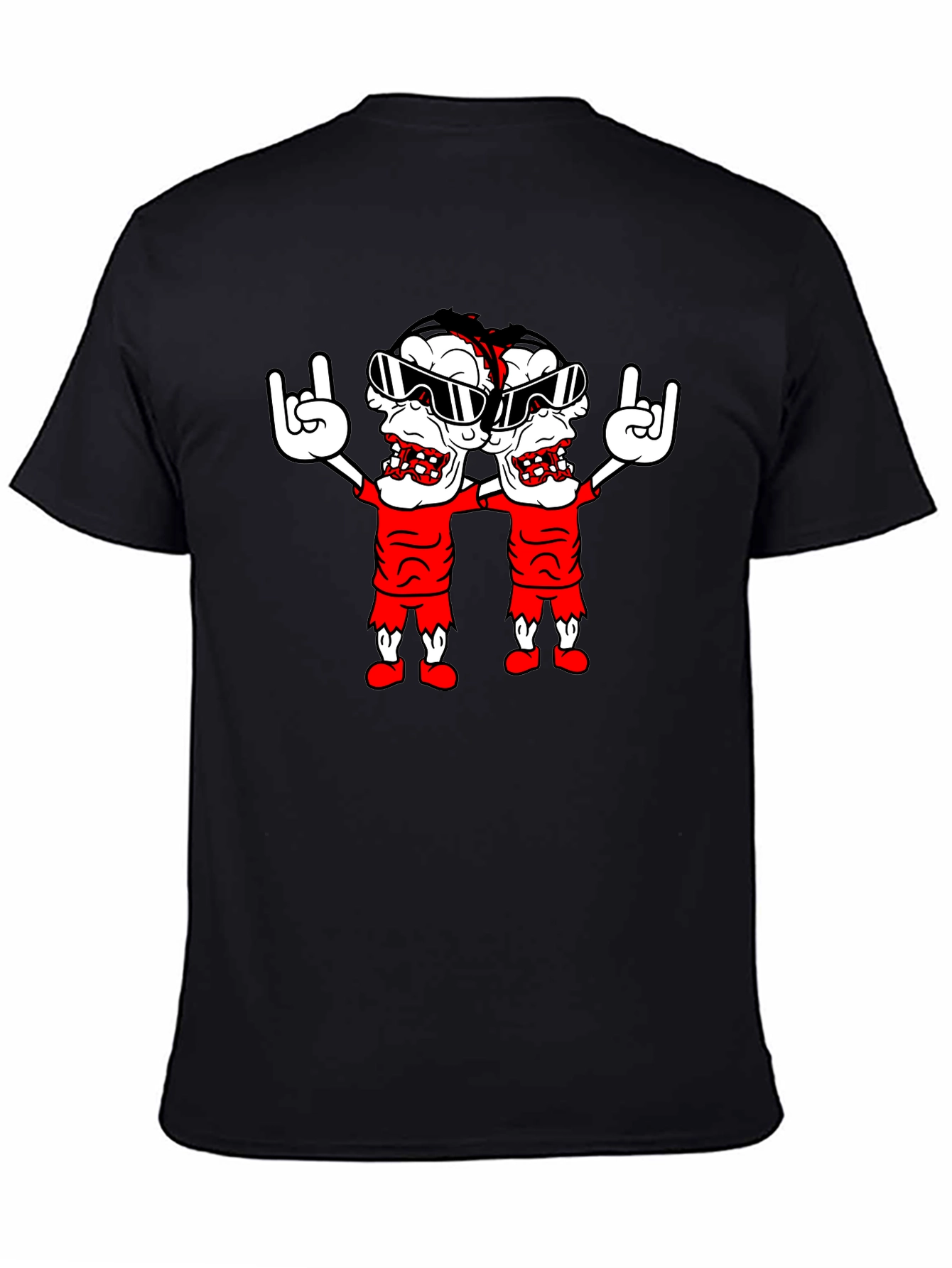 Zombie Rock T-Shirt - Black Graphic Tee