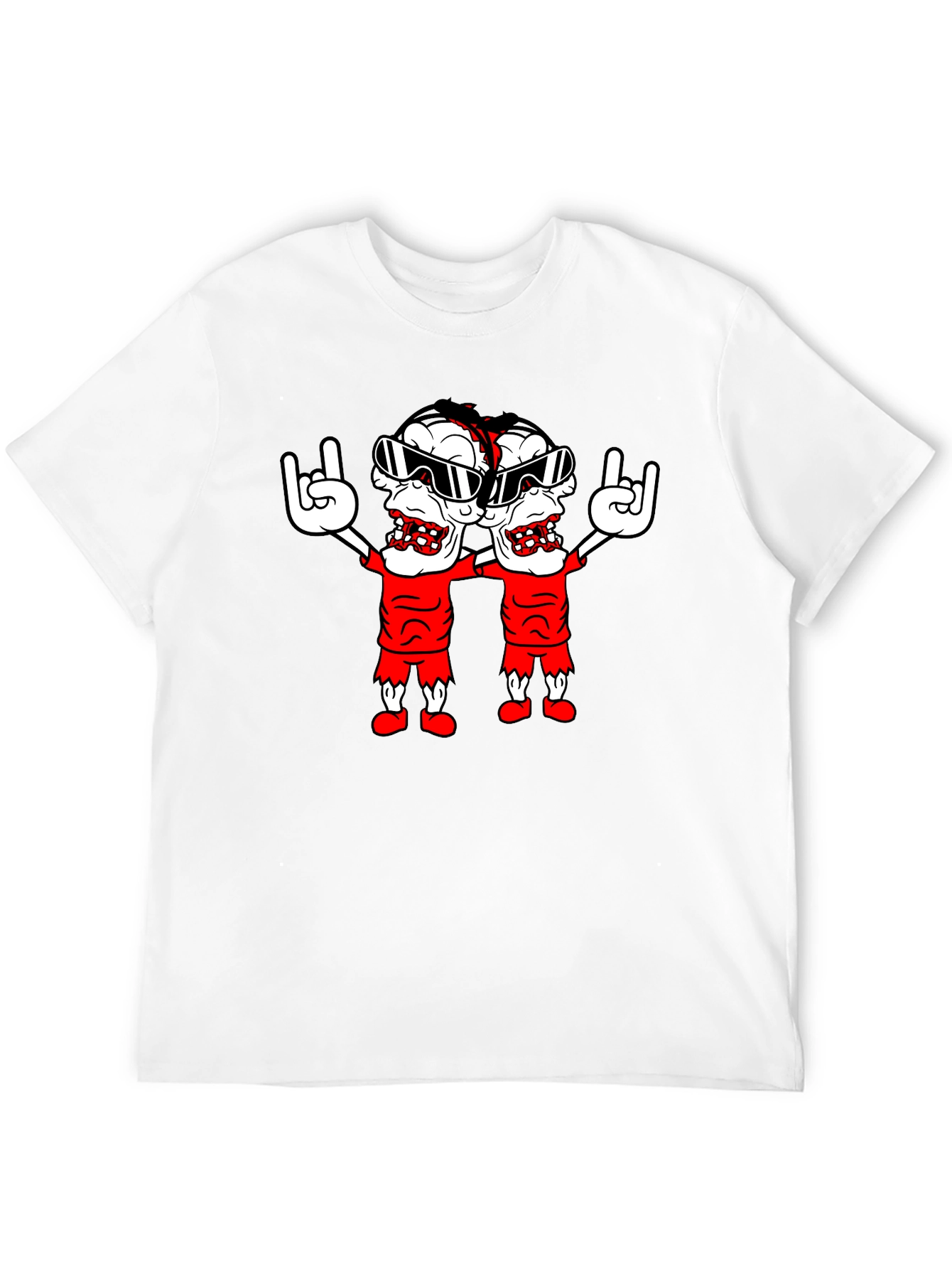Zombie Rock T-Shirt - Black Graphic Tee