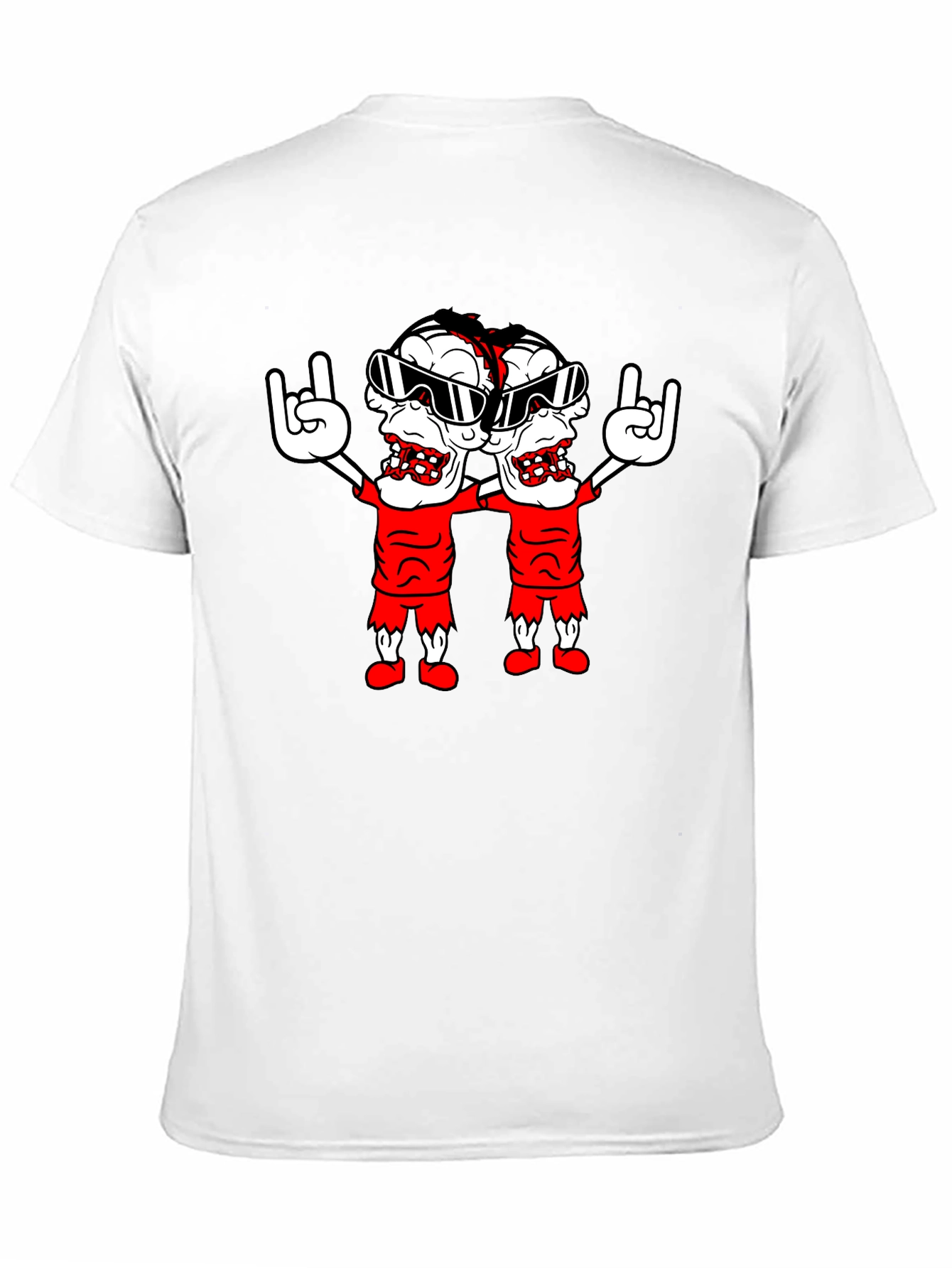 Zombie Rock T-Shirt - Black Graphic Tee