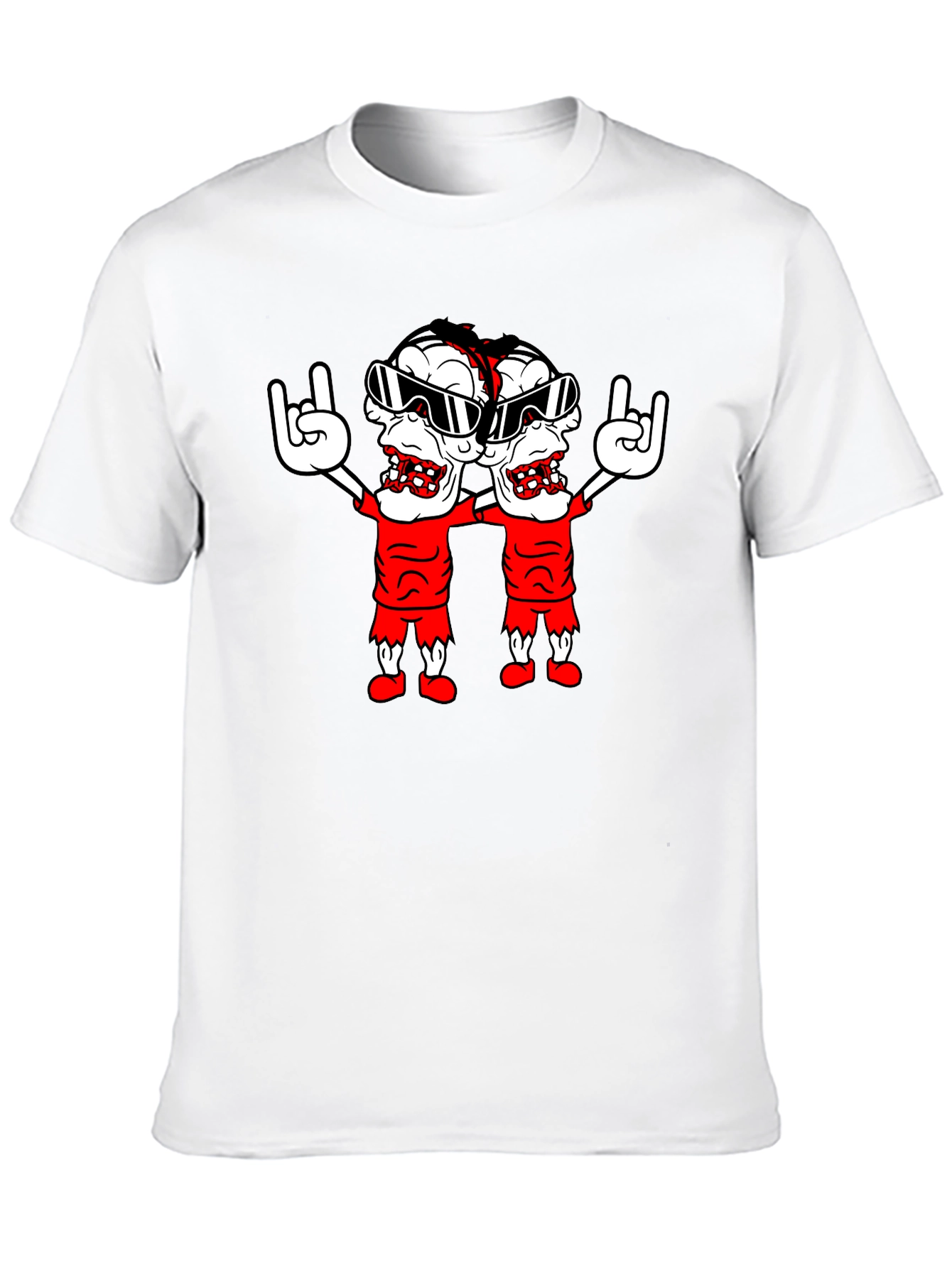 Zombie Rock T-Shirt - Black Graphic Tee