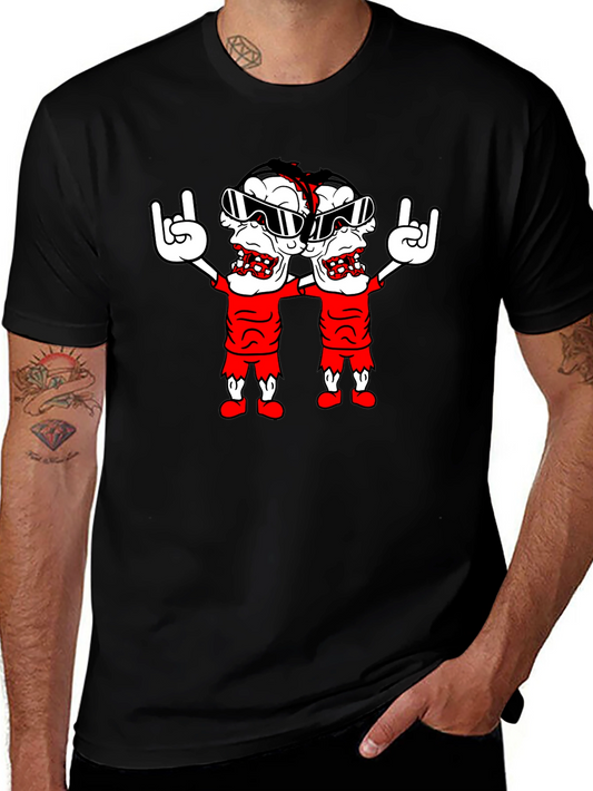 Zombie Rock T-Shirt - Black Graphic Tee