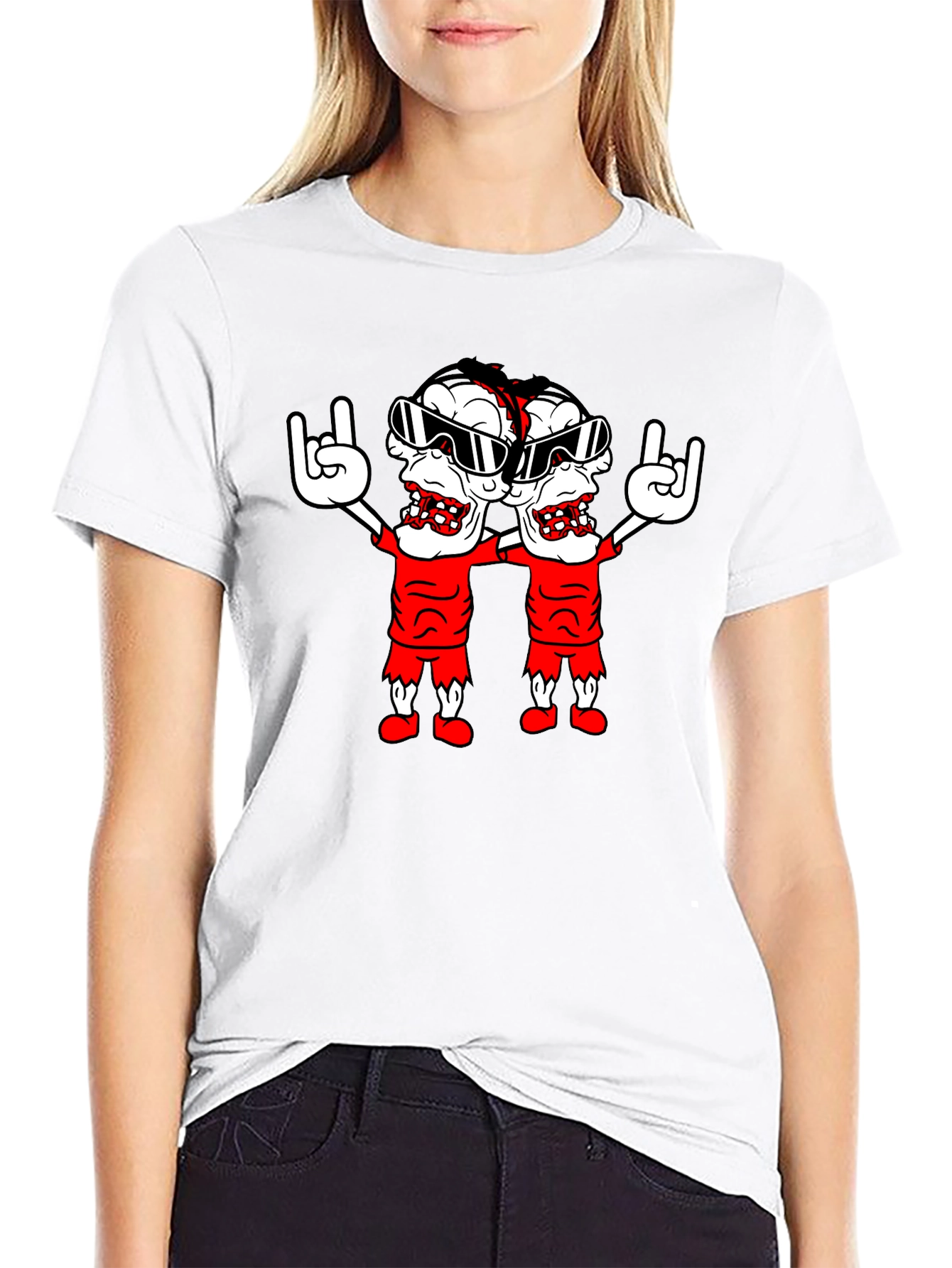 Zombie Rock T-Shirt - Black Graphic Tee