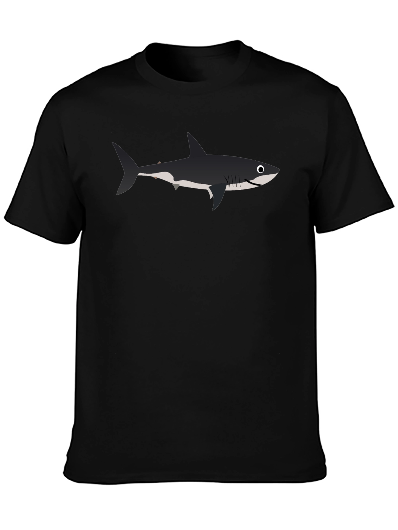 Shark Graphic T-Shirt - Black