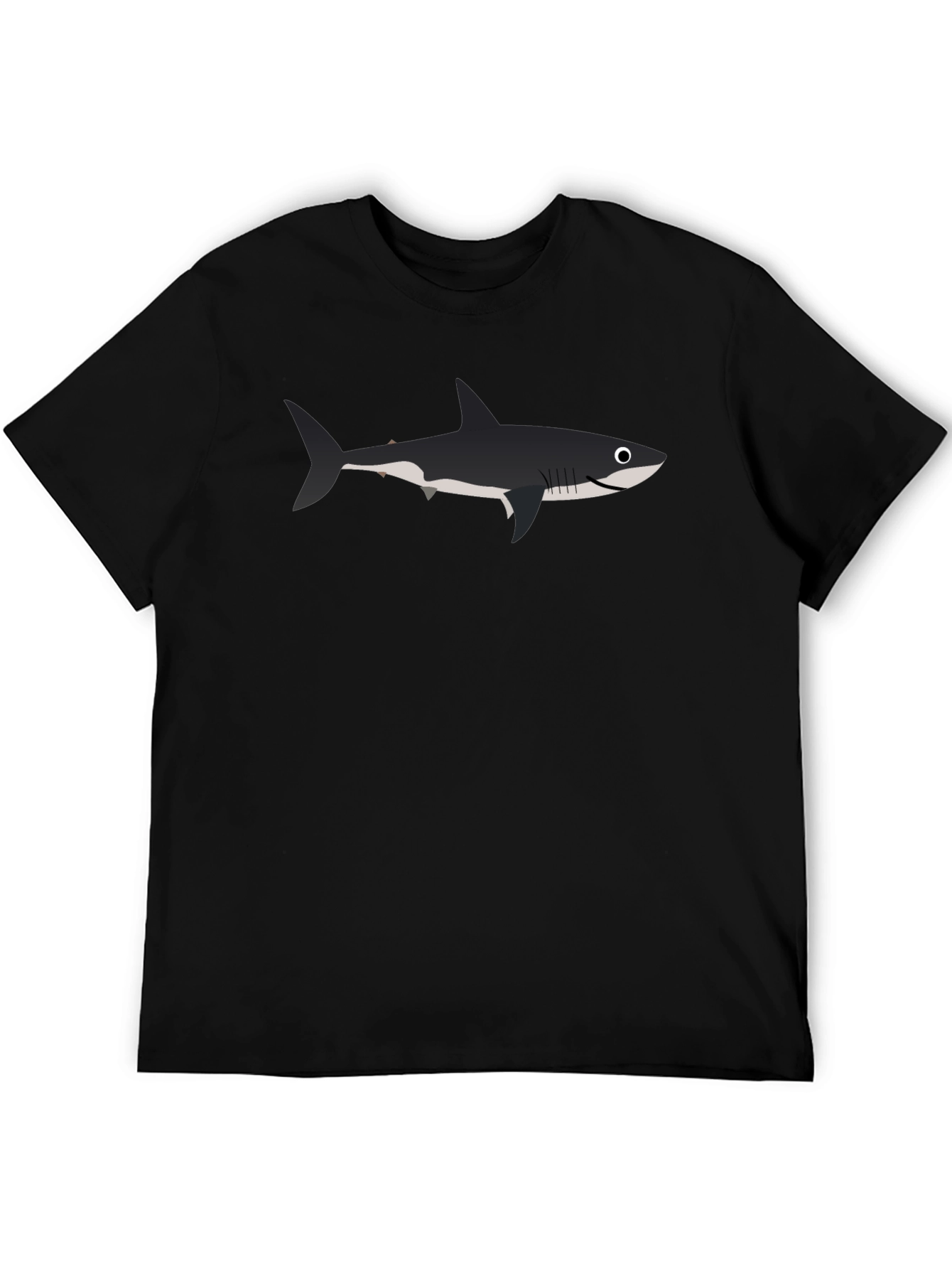 Shark Graphic T-Shirt - Black