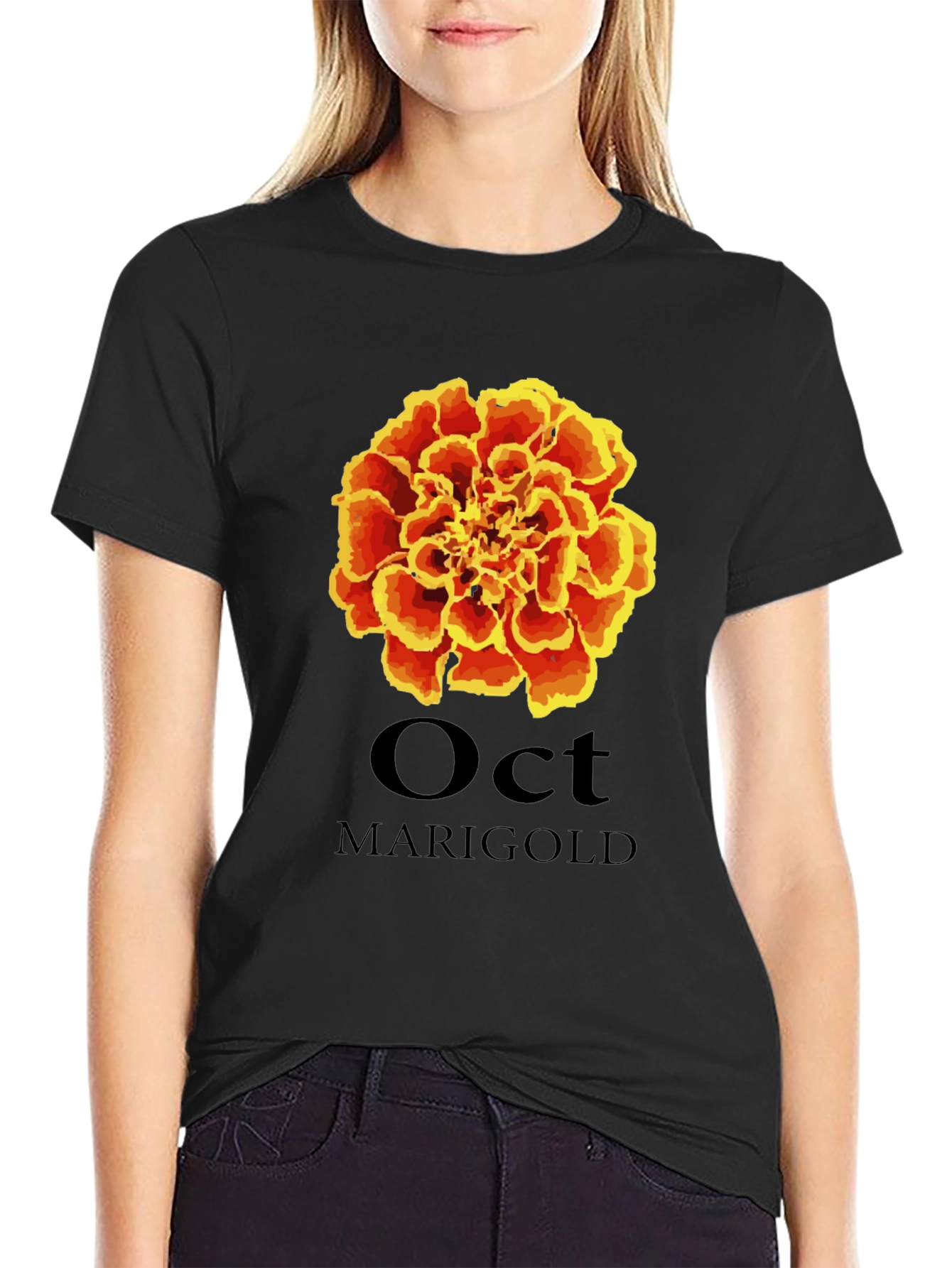 October Marigold Graphic Tee