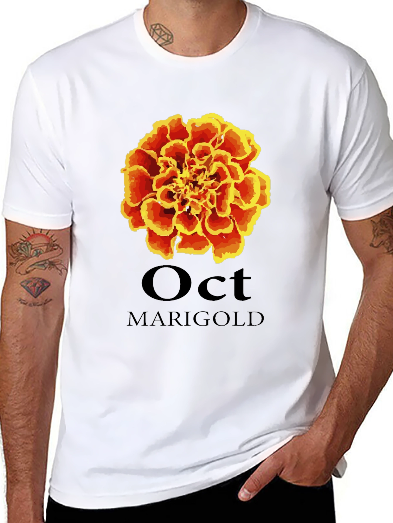October Marigold Graphic Tee