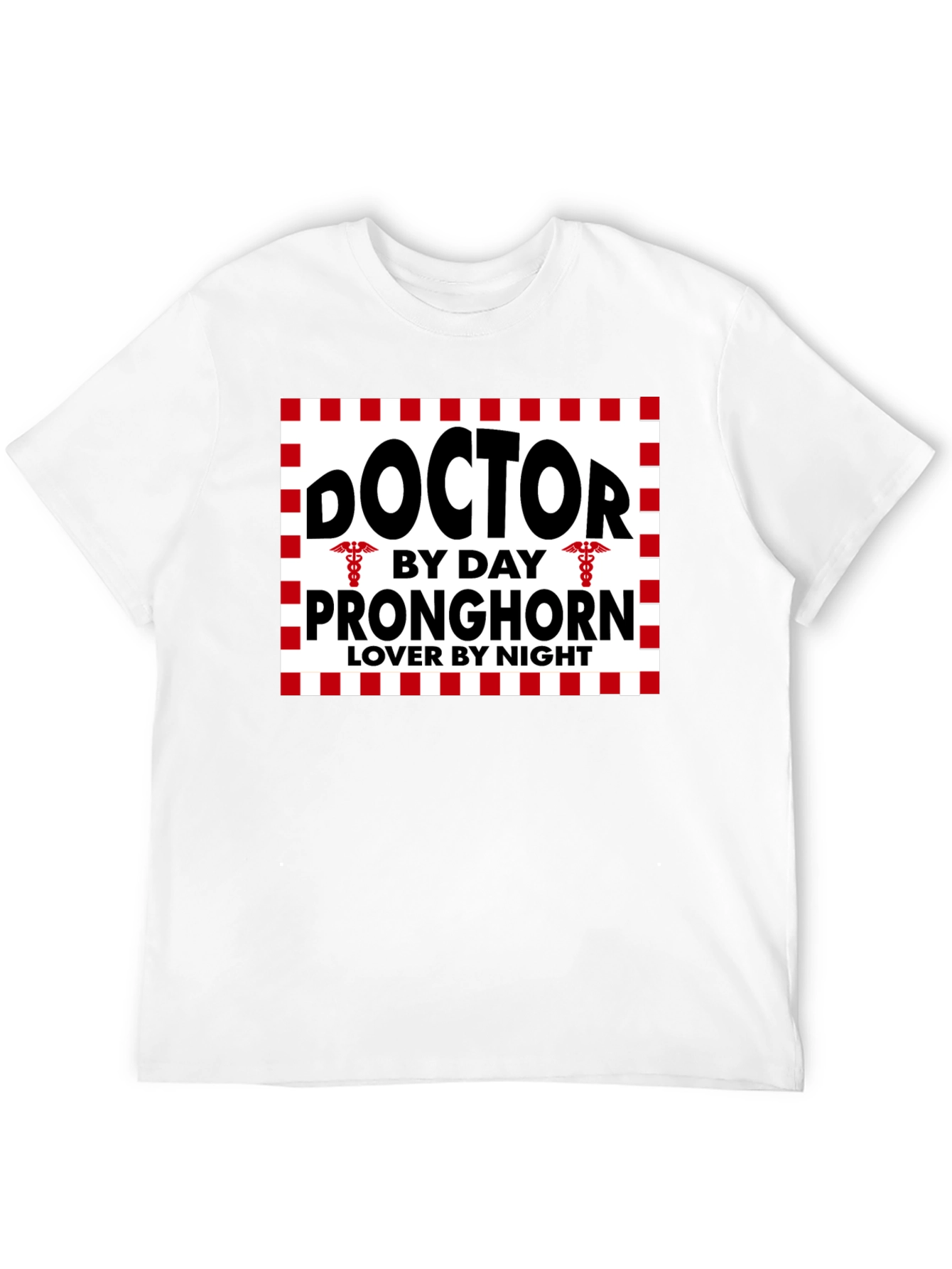 Doctor Pronghorn Lover Novelty Graphic T-Shirt