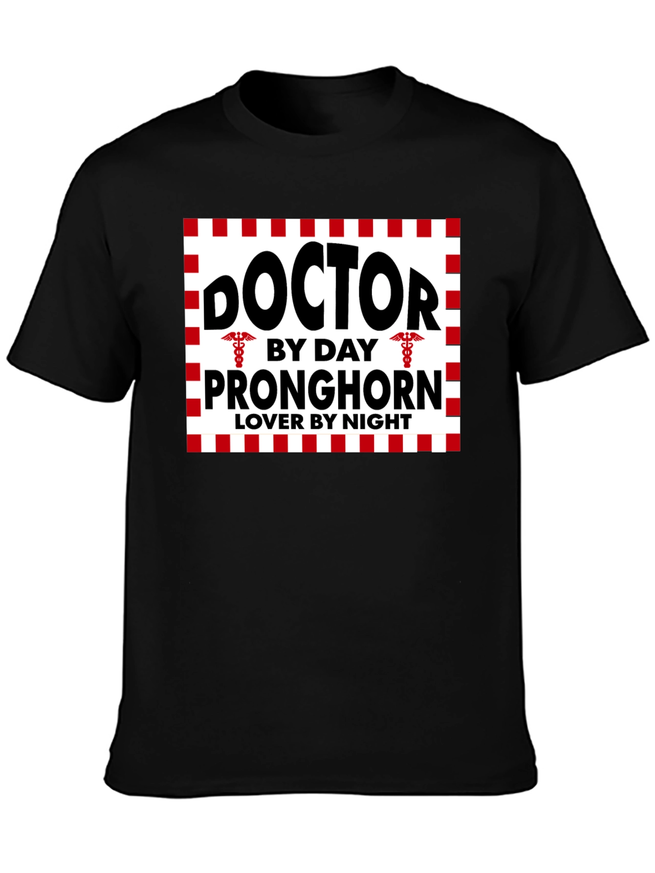 Doctor Pronghorn Lover Novelty Graphic T-Shirt