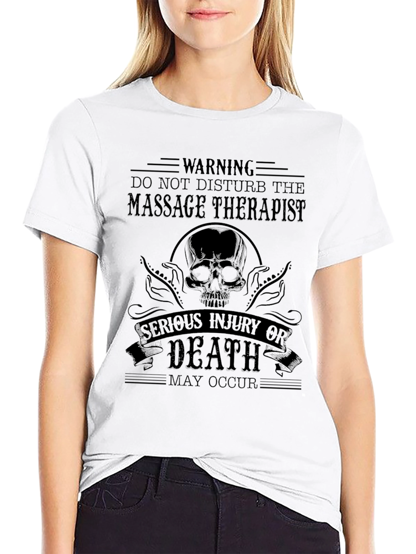 Warning Massage Therapist T-Shirt