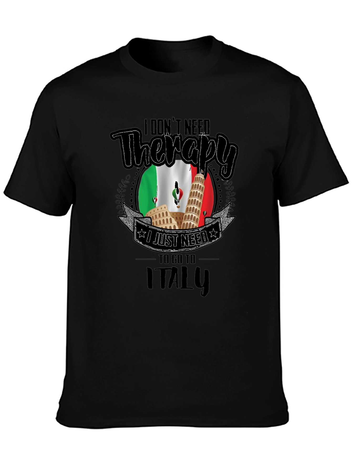 Italy Therapy T-Shirt - Travel Lover Gift