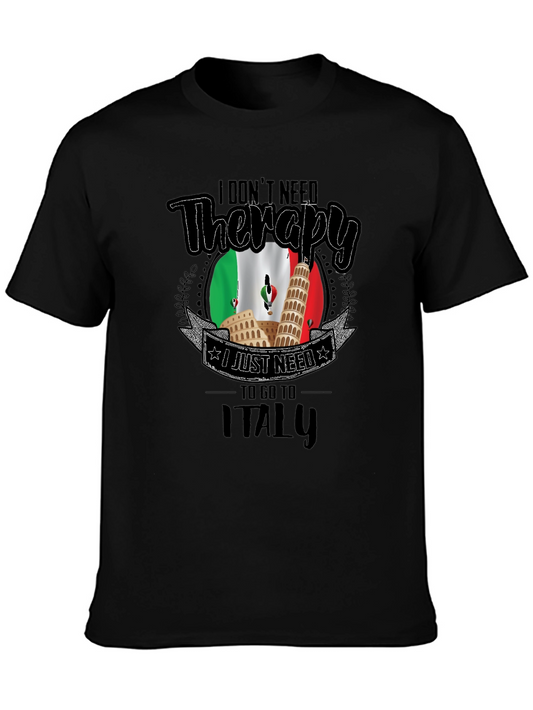 Italy Therapy T-Shirt - Travel Lover Gift