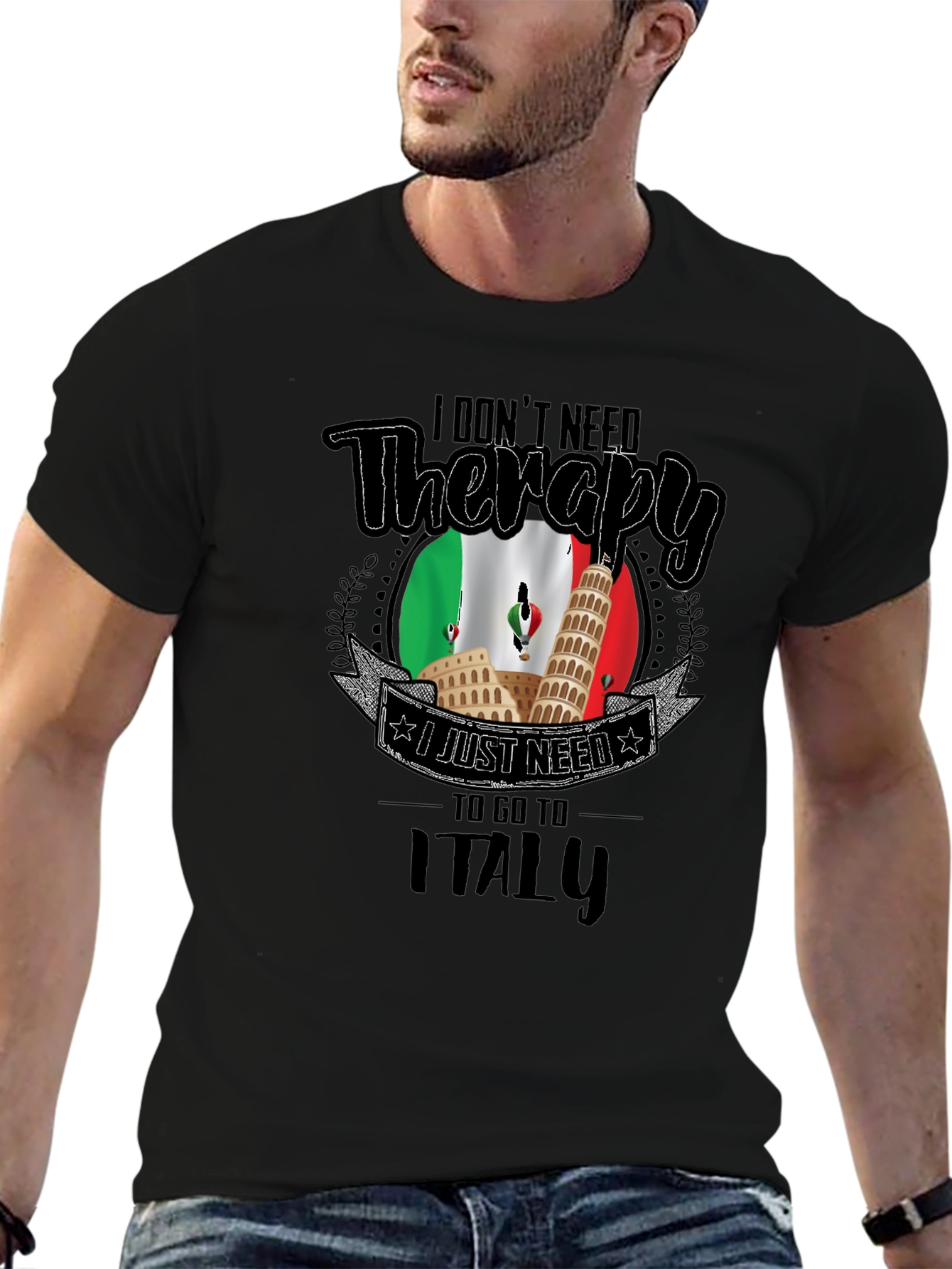 Italy Therapy T-Shirt - Travel Lover Gift