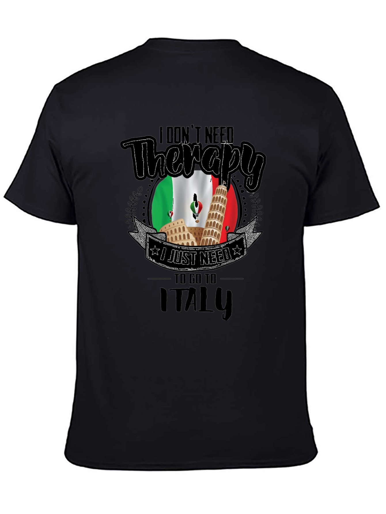 Italy Therapy T-Shirt - Travel Lover Gift
