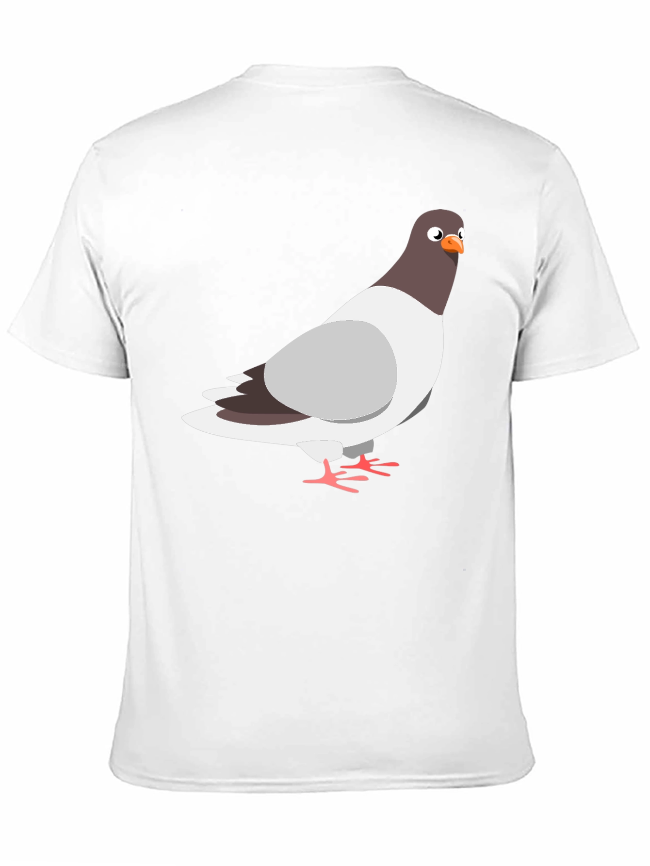Pigeon Graphic Tee - Quirky Bird Lover T-Shirt