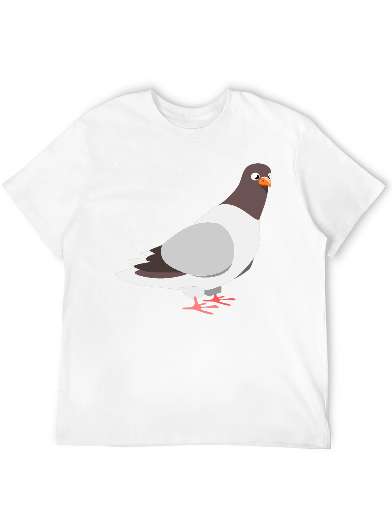 Pigeon Graphic Tee - Quirky Bird Lover T-Shirt
