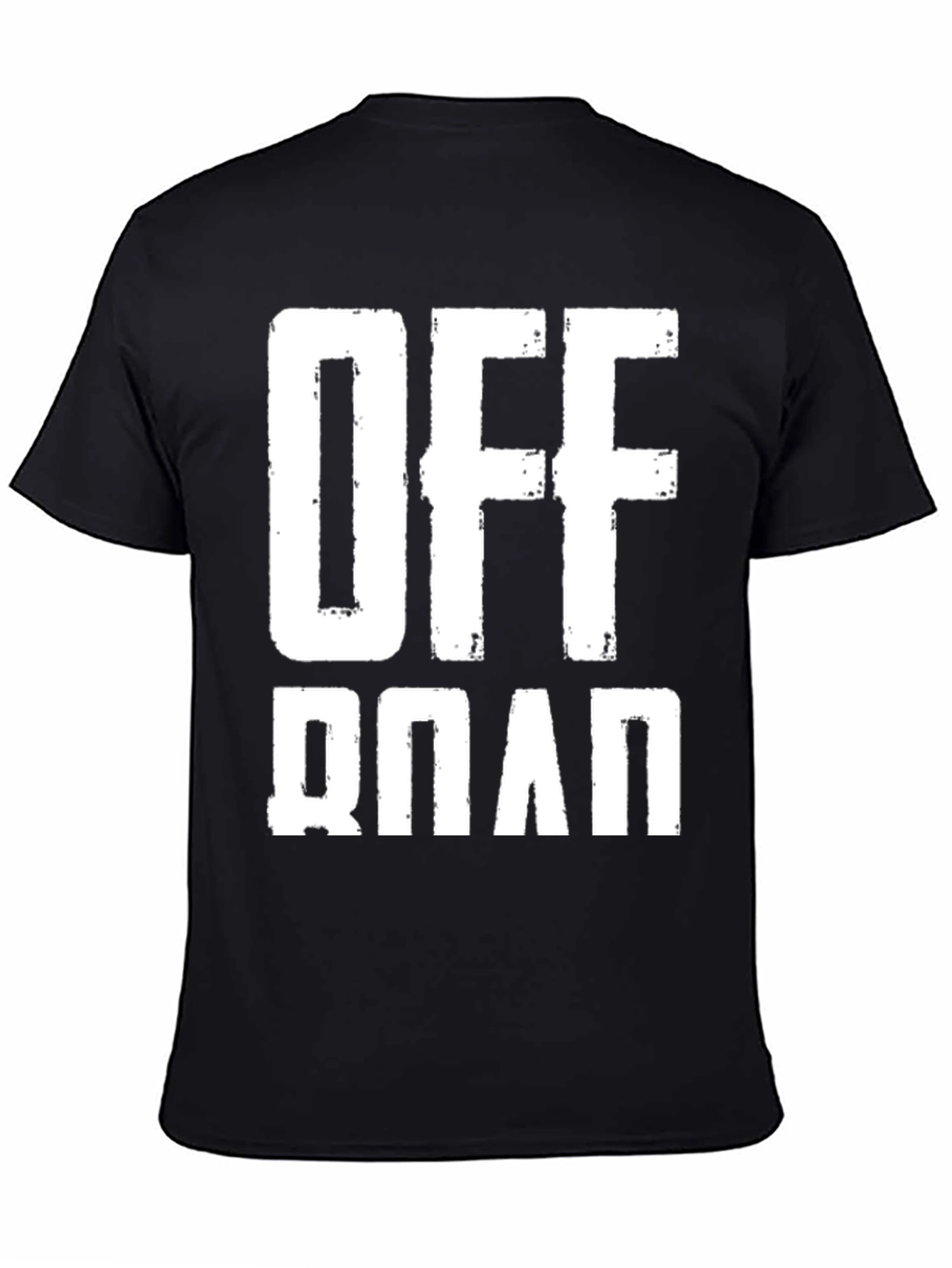 Off Road Black T-Shirt for Men