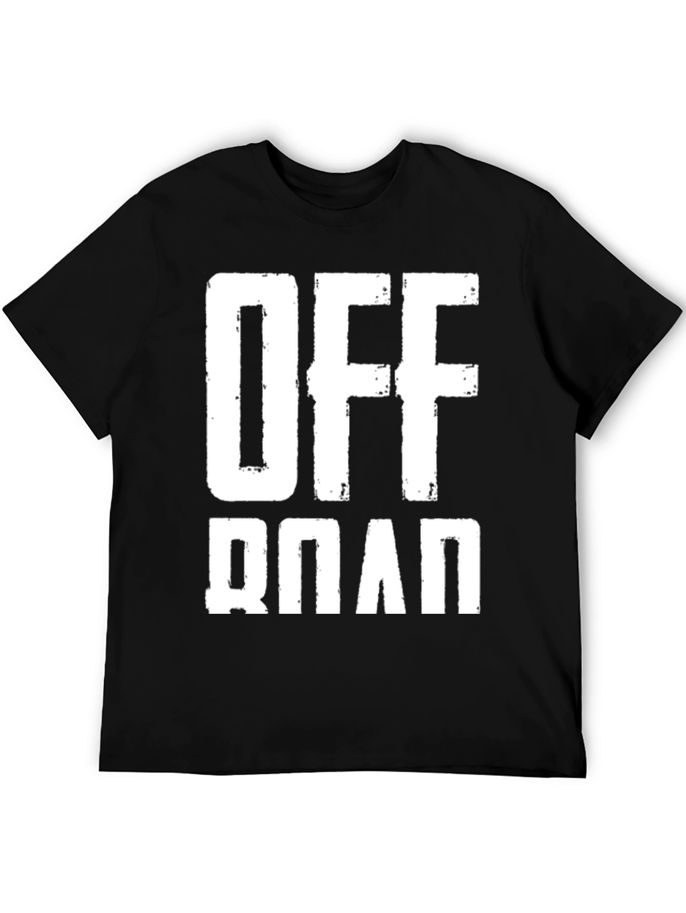 Off Road Black T-Shirt for Men