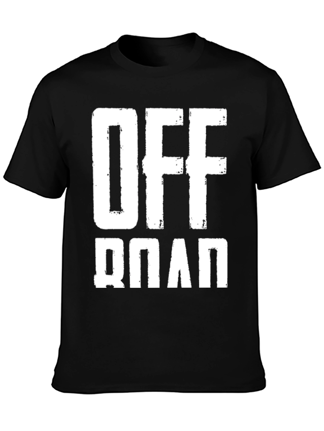 Off Road Black T-Shirt for Men