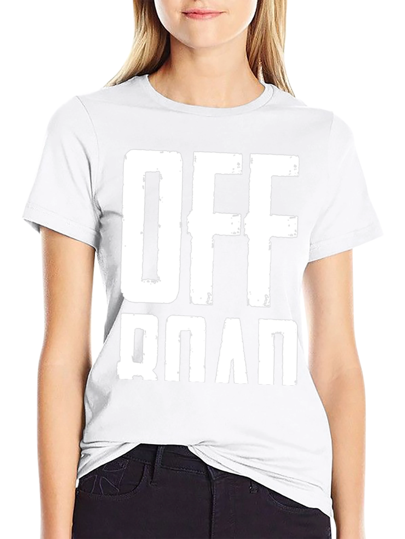 Off Road Black T-Shirt for Men