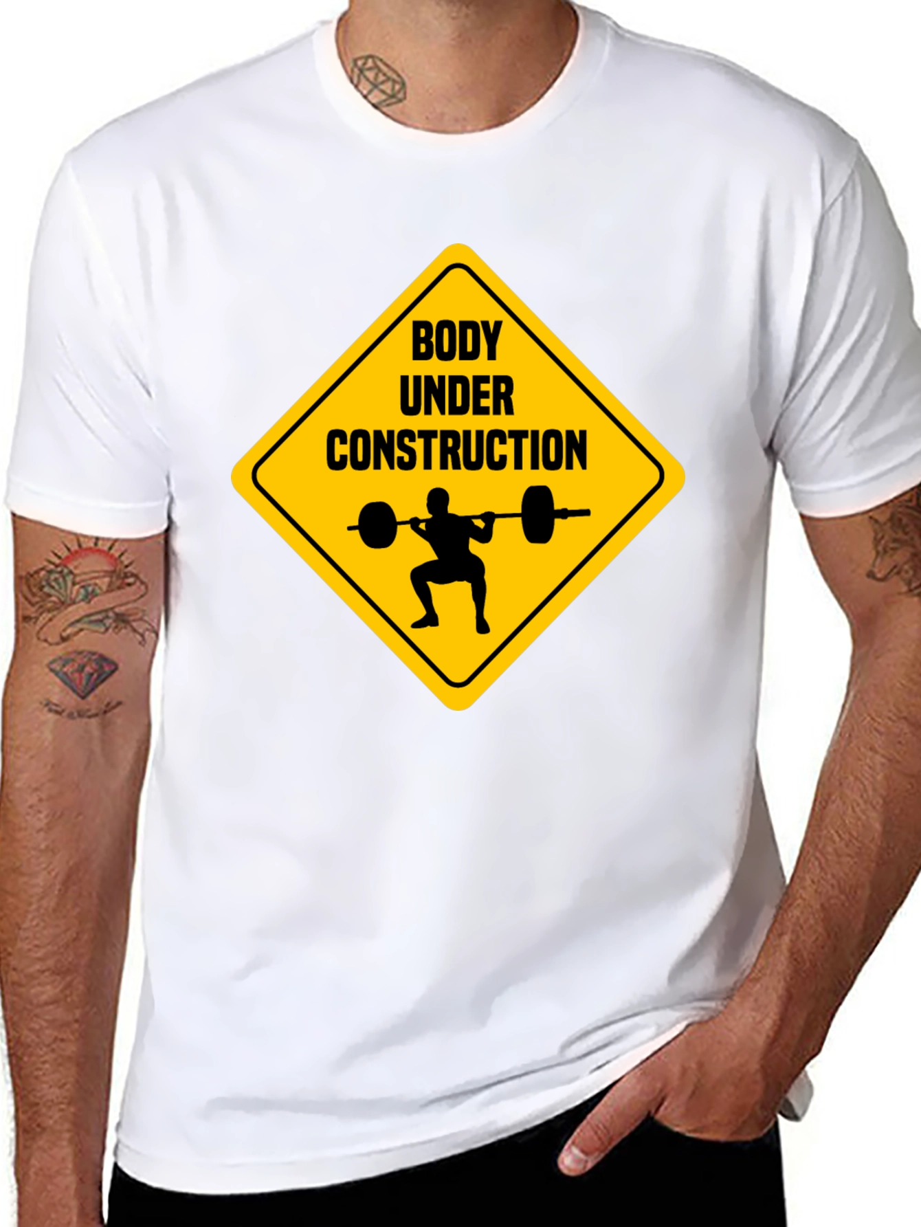 Body Under Construction Weightlifting T-Shirt