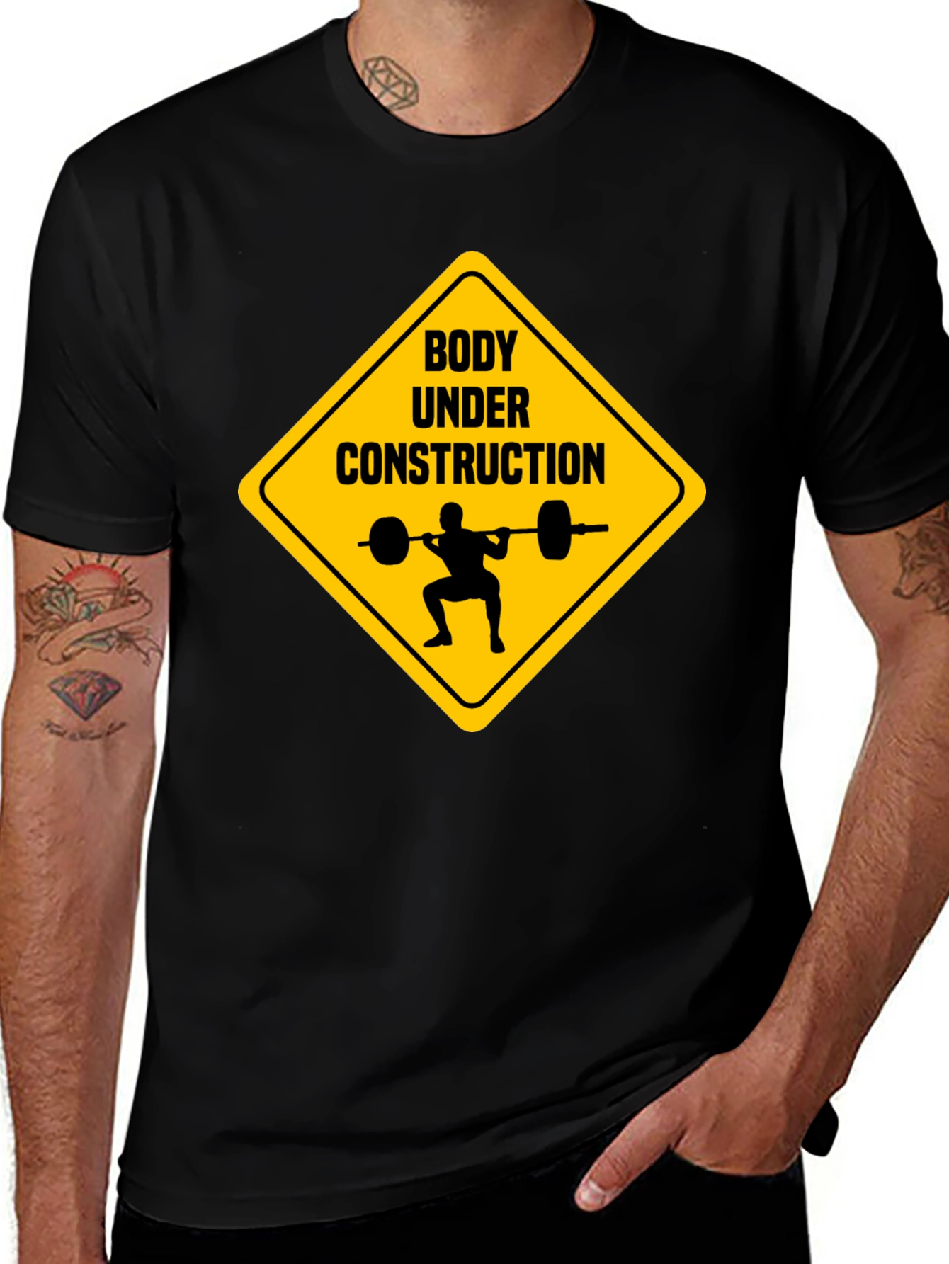 Body Under Construction Weightlifting T-Shirt