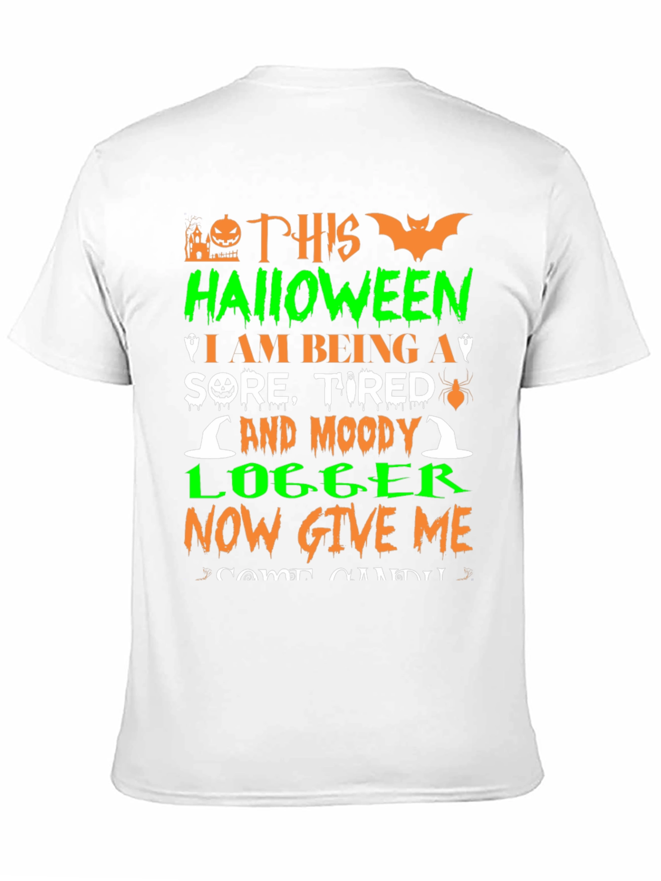 Halloween Moody Logger T-Shirt