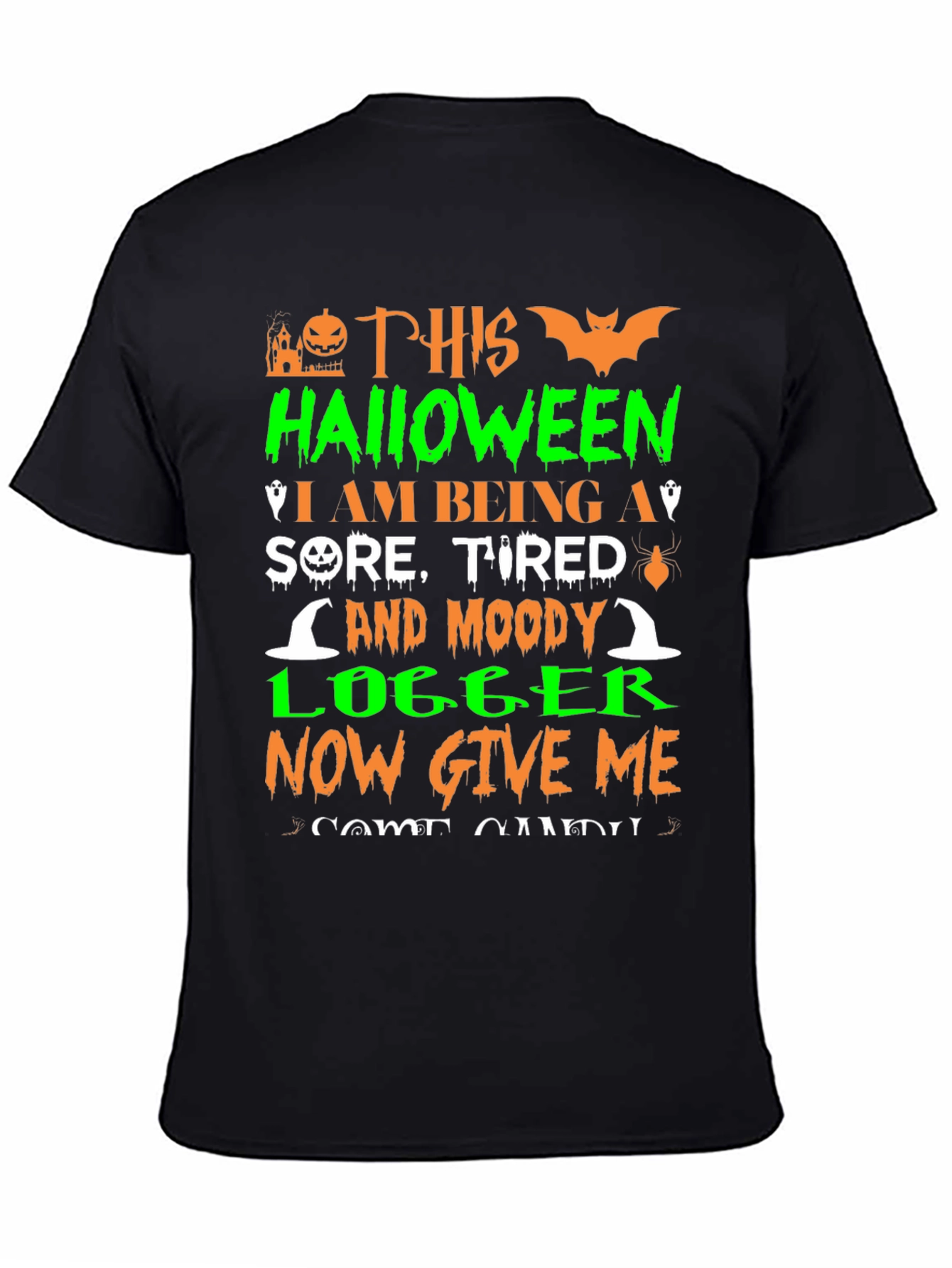 Halloween Moody Logger T-Shirt