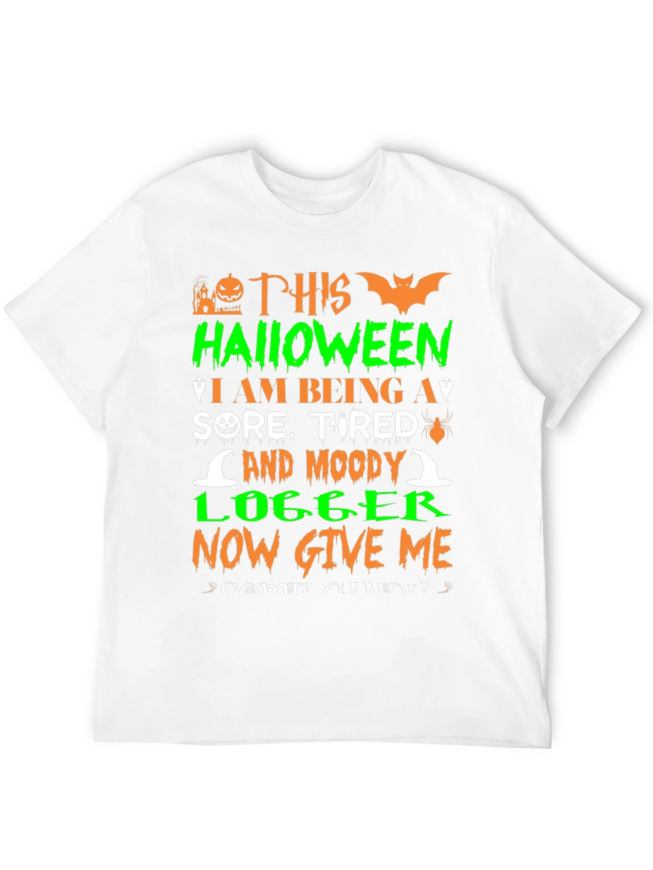 Halloween Moody Logger T-Shirt