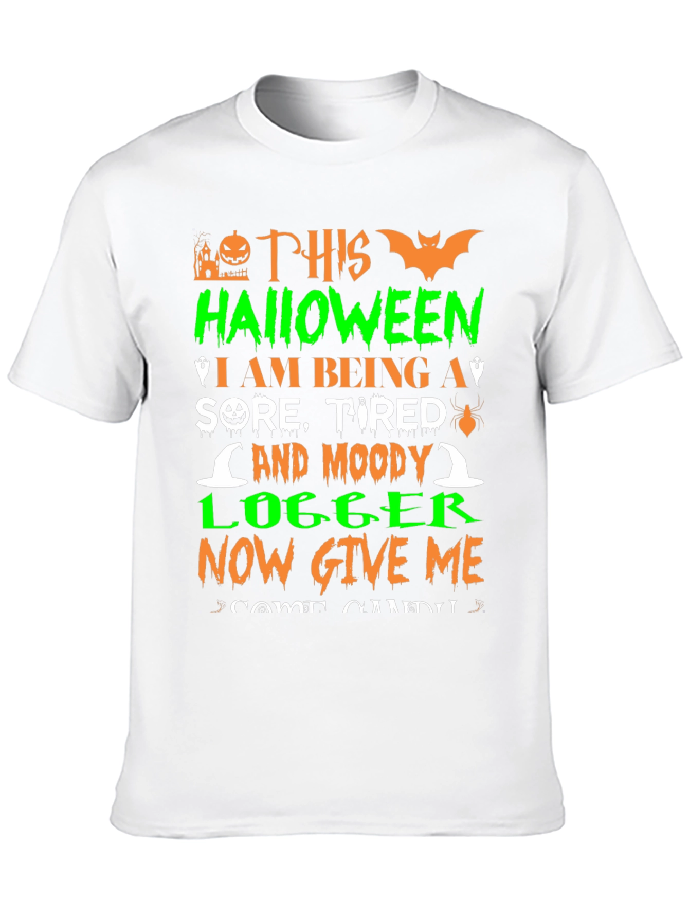 Halloween Moody Logger T-Shirt