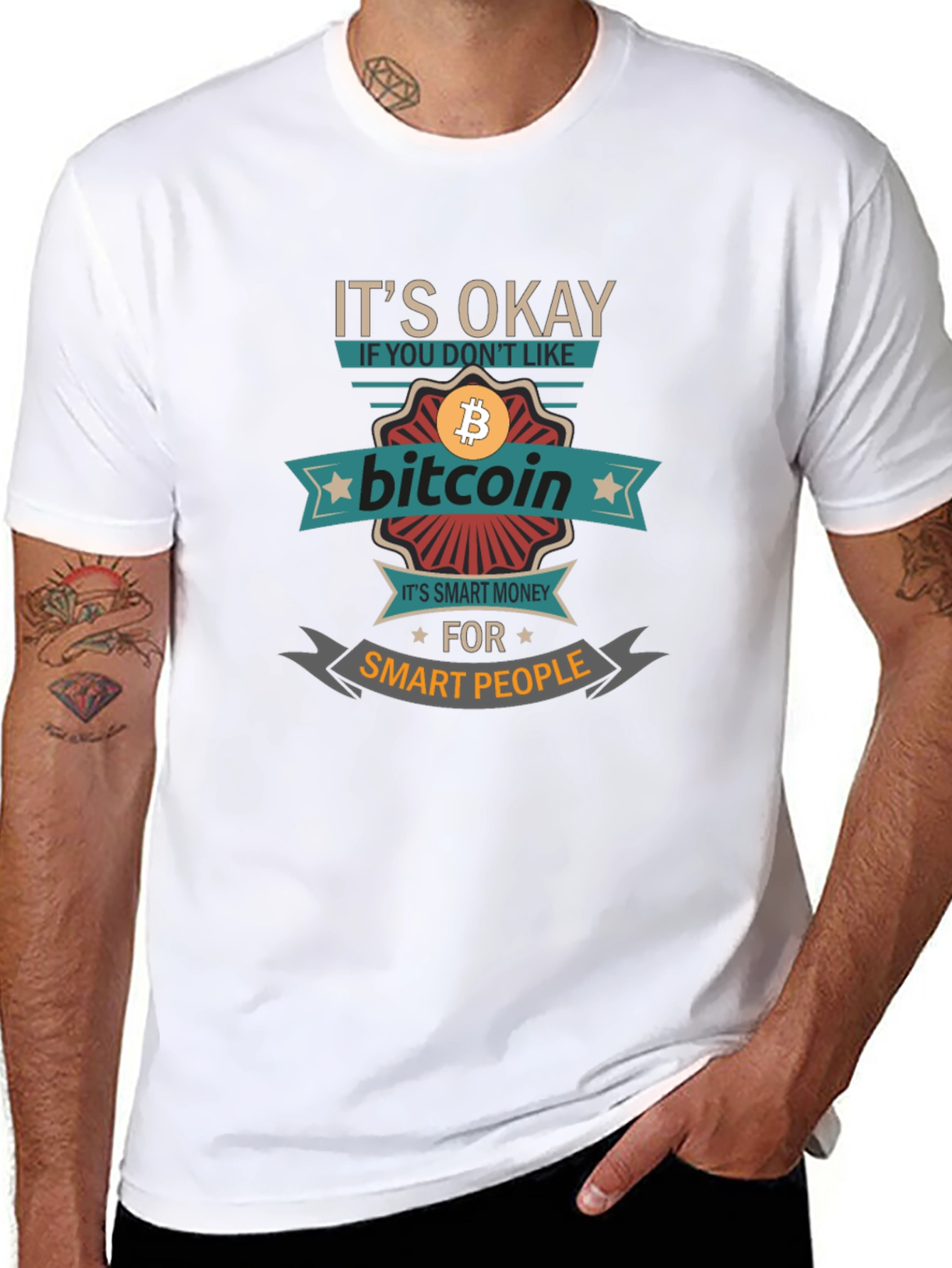 Bitcoin Smart Money Graphic T-Shirt