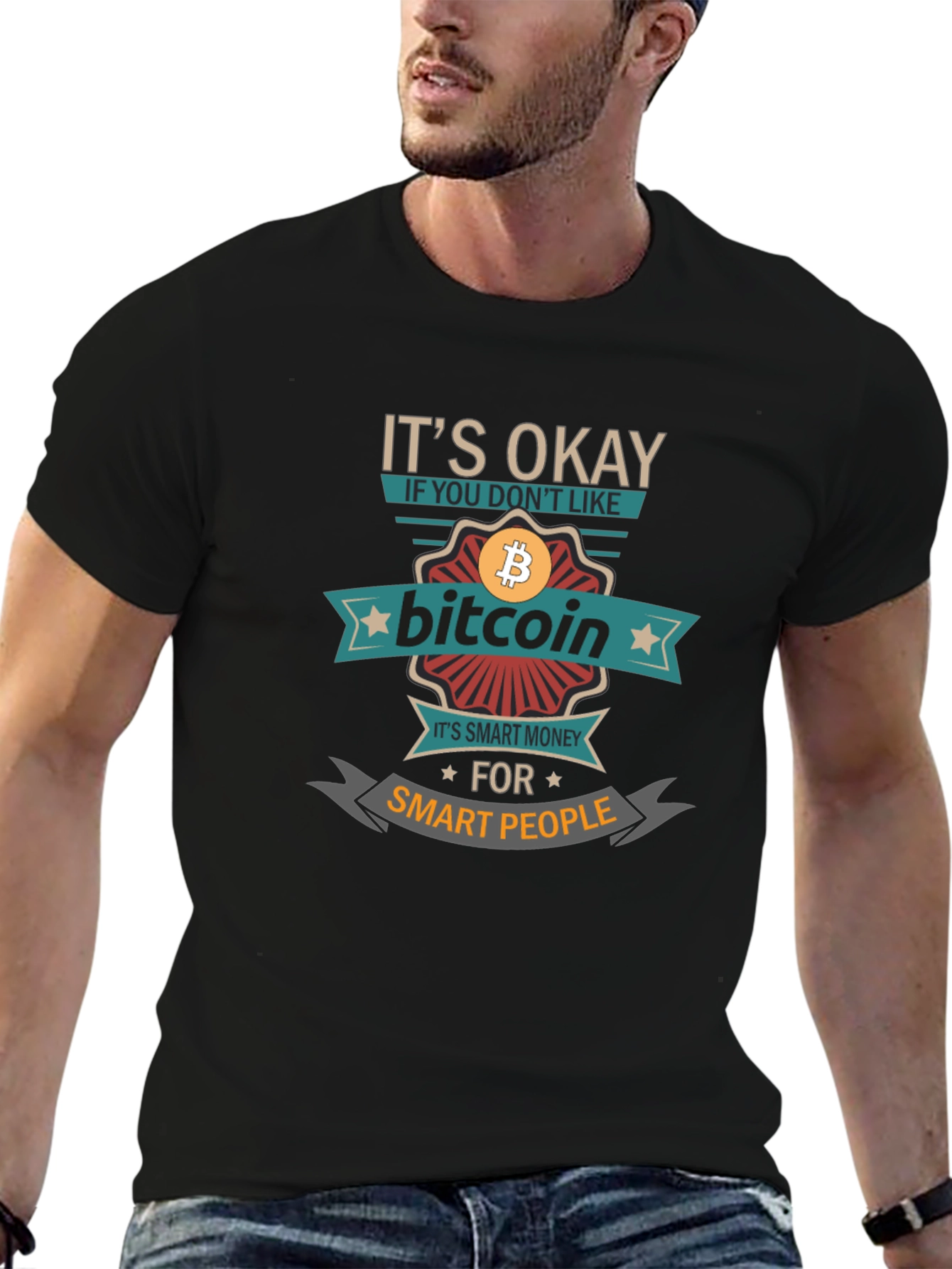 Bitcoin Smart Money Graphic T-Shirt