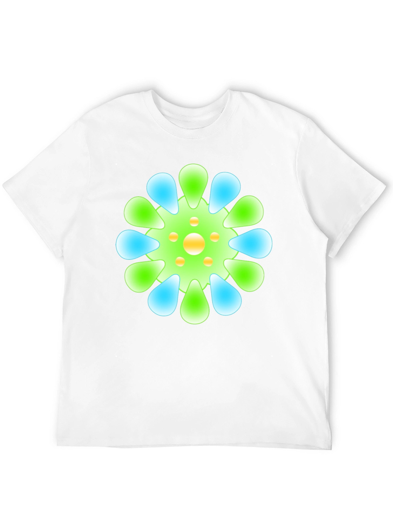 Funky Floral Tee - Black Graphic T-Shirt