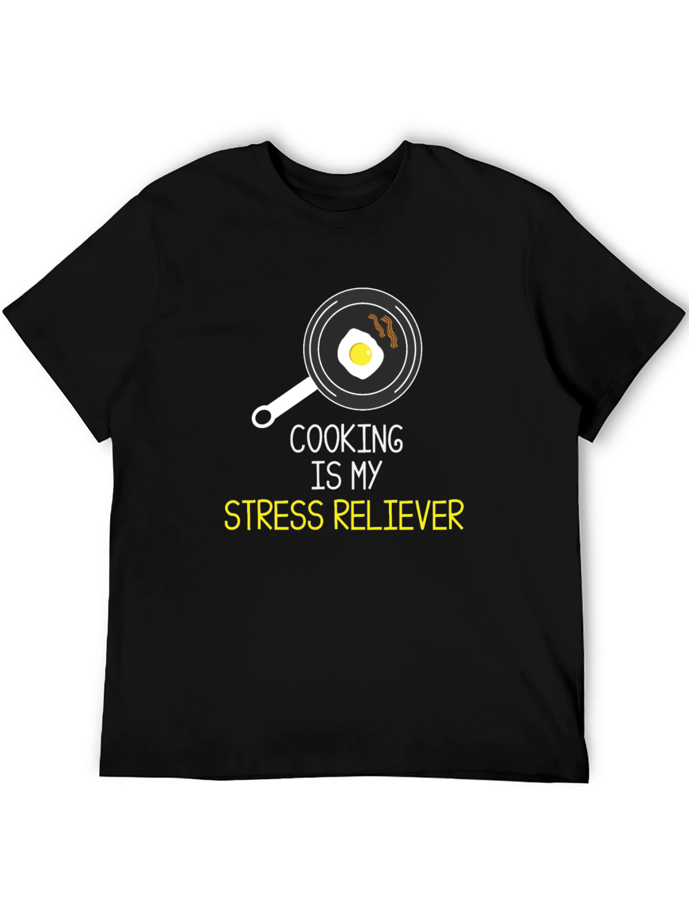 Cooking is My Stress Reliever Graphic T-Shirt