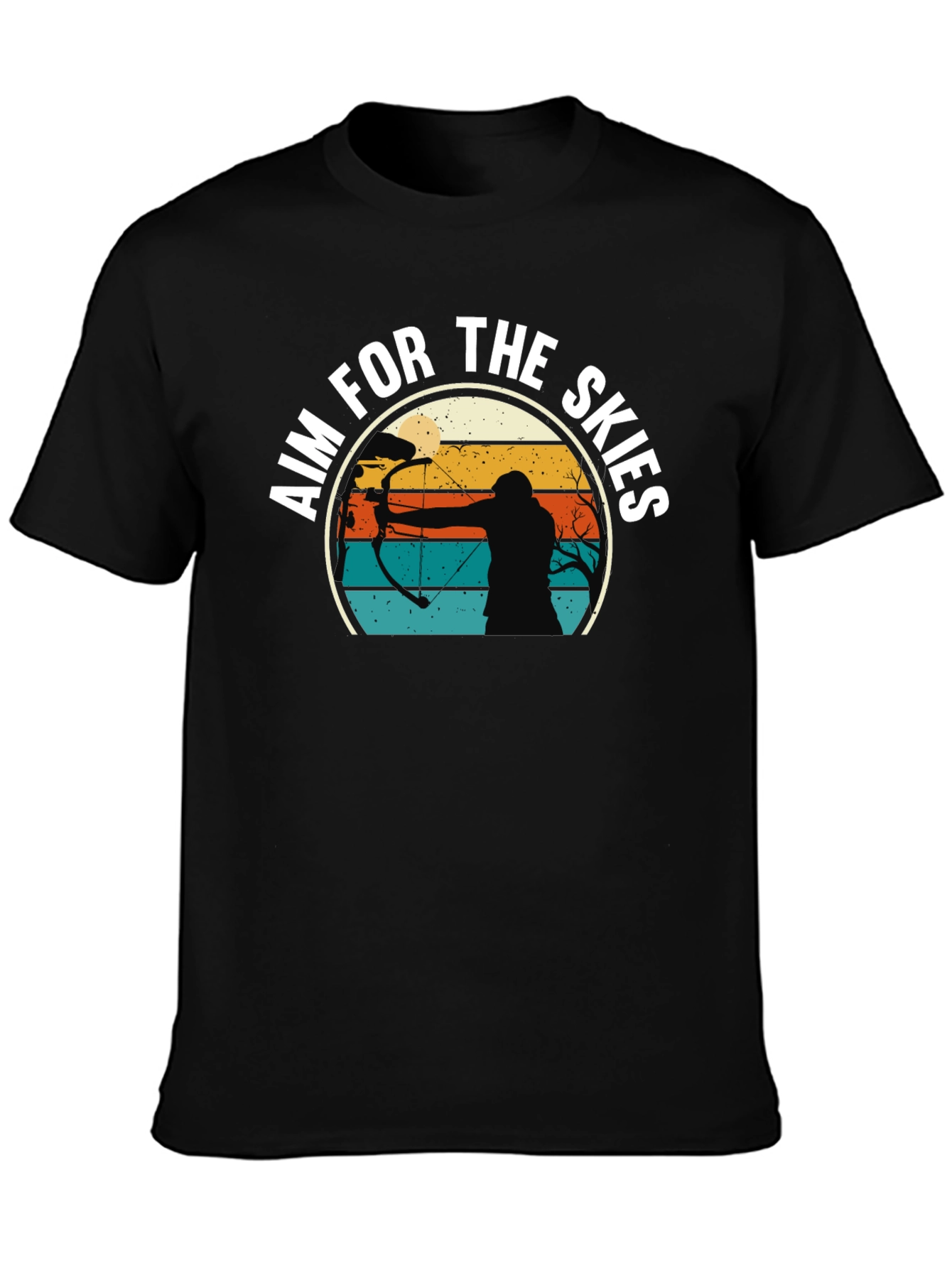 Aim For The Skies Retro Archer Graphic T-Shirt