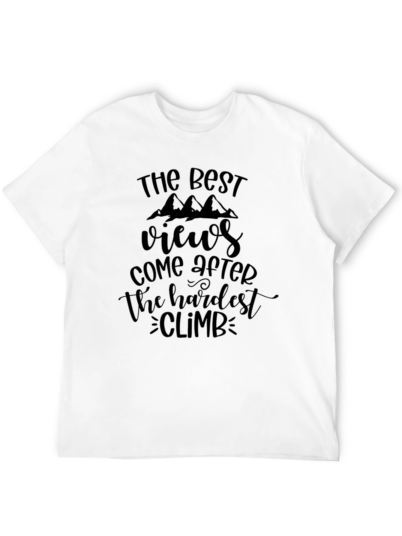 Inspirational Climb Black T-Shirt
