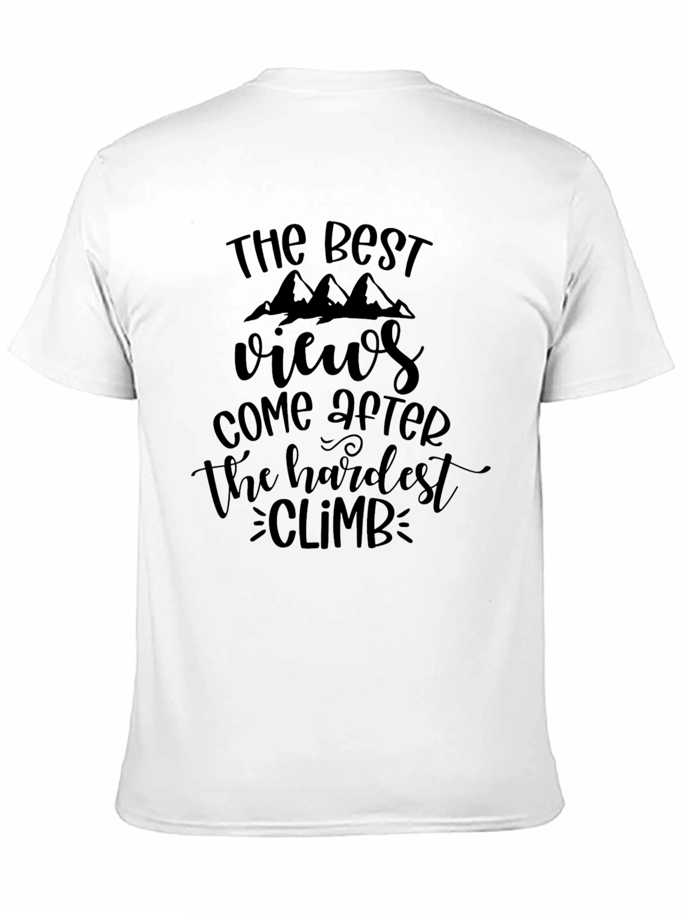 Inspirational Climb Black T-Shirt