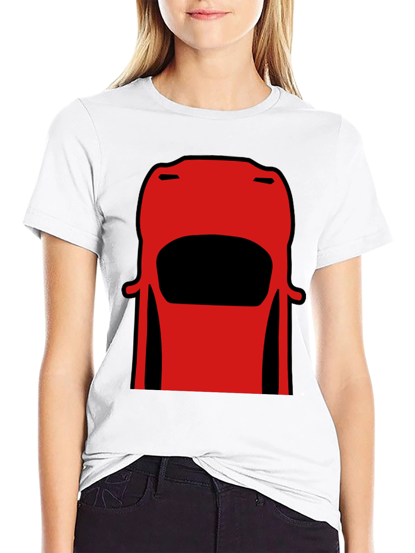 Retro Car Graphic Tee - Black Cotton