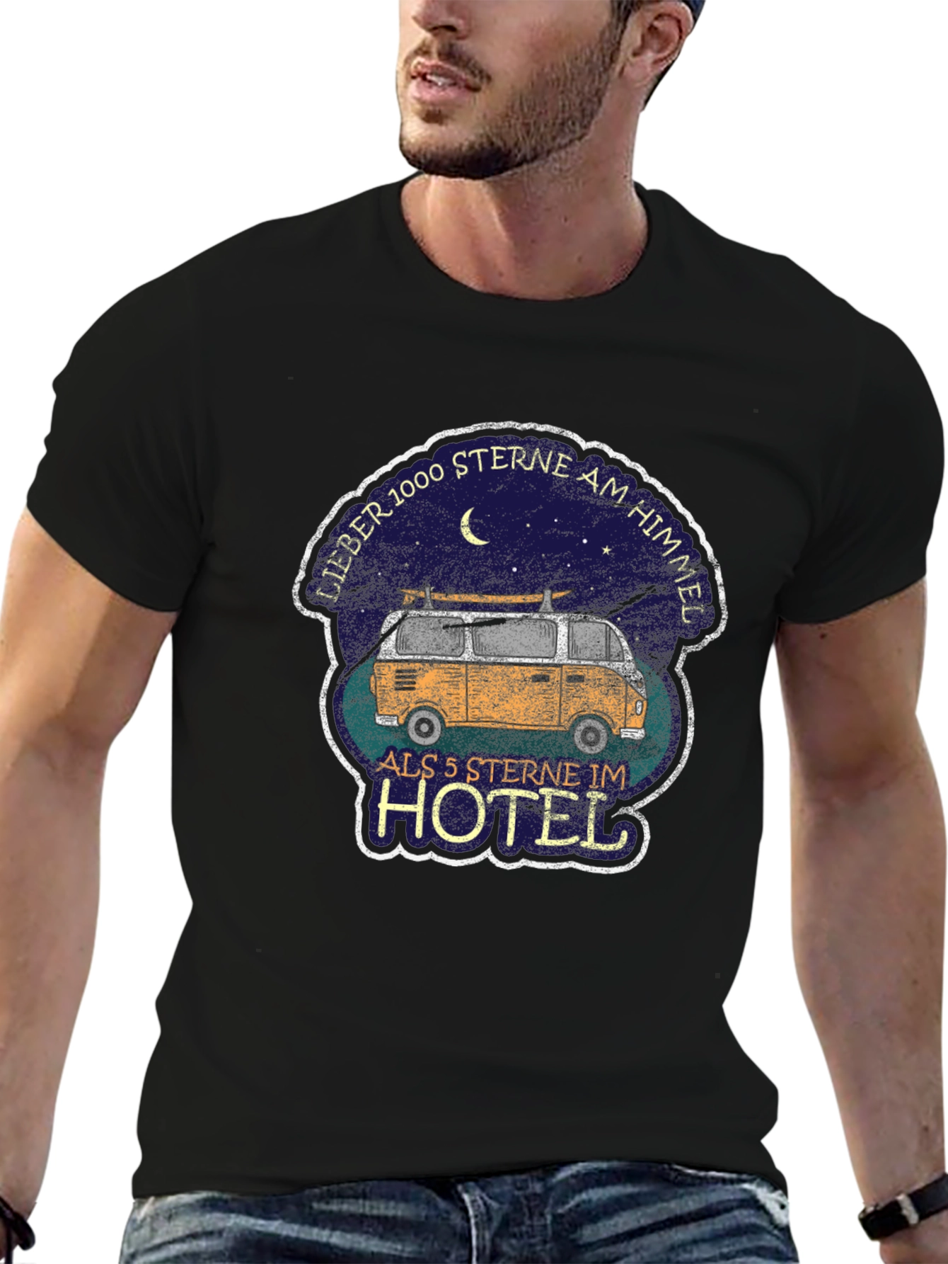 Camper Van 1000 Stars T-Shirt
