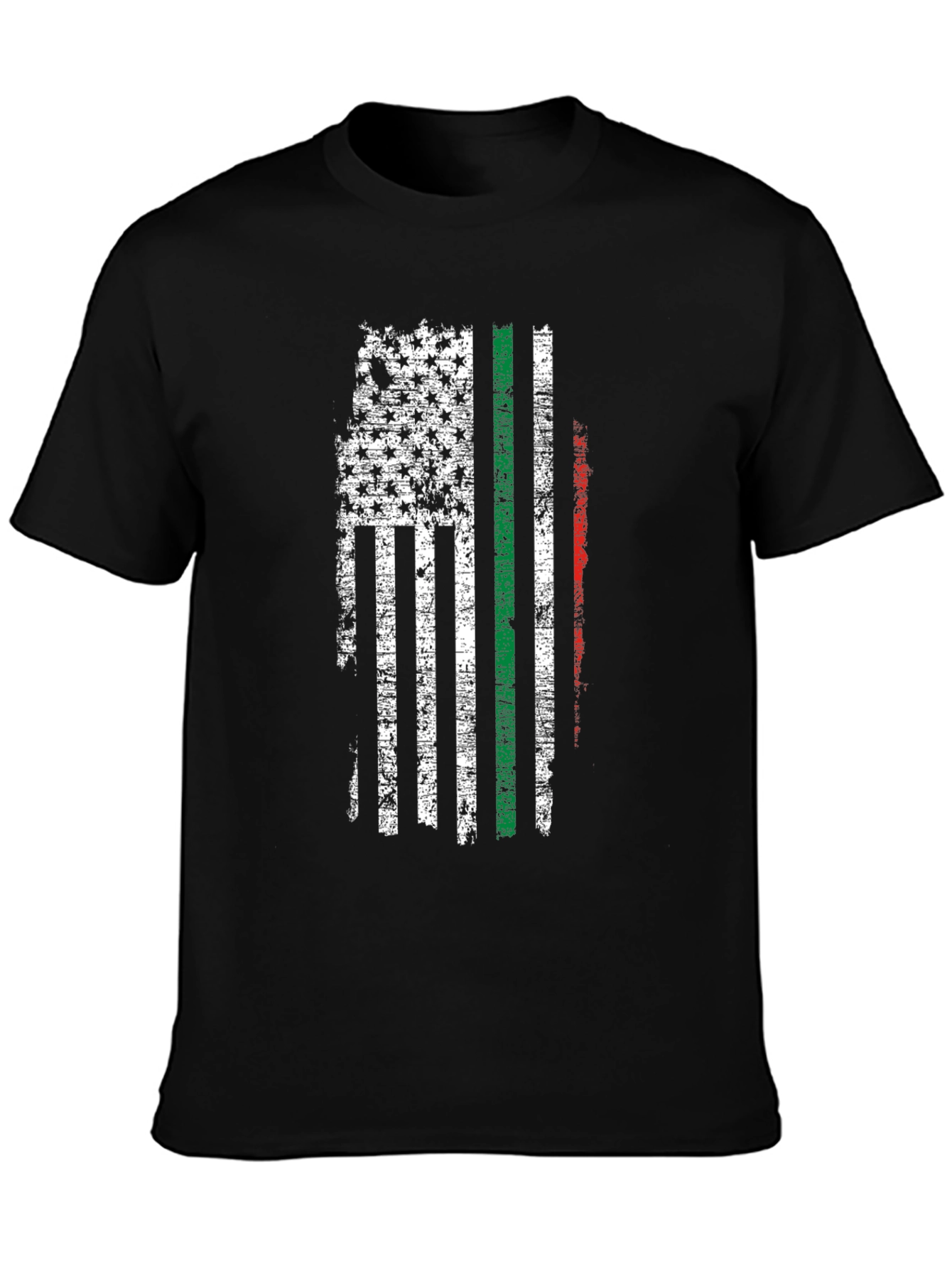 Distressed USA Flag T-Shirt - Military Support Tee