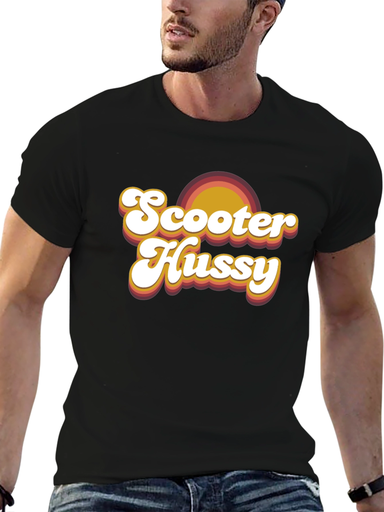 Retro Scooter Hussy Graphic T-Shirt