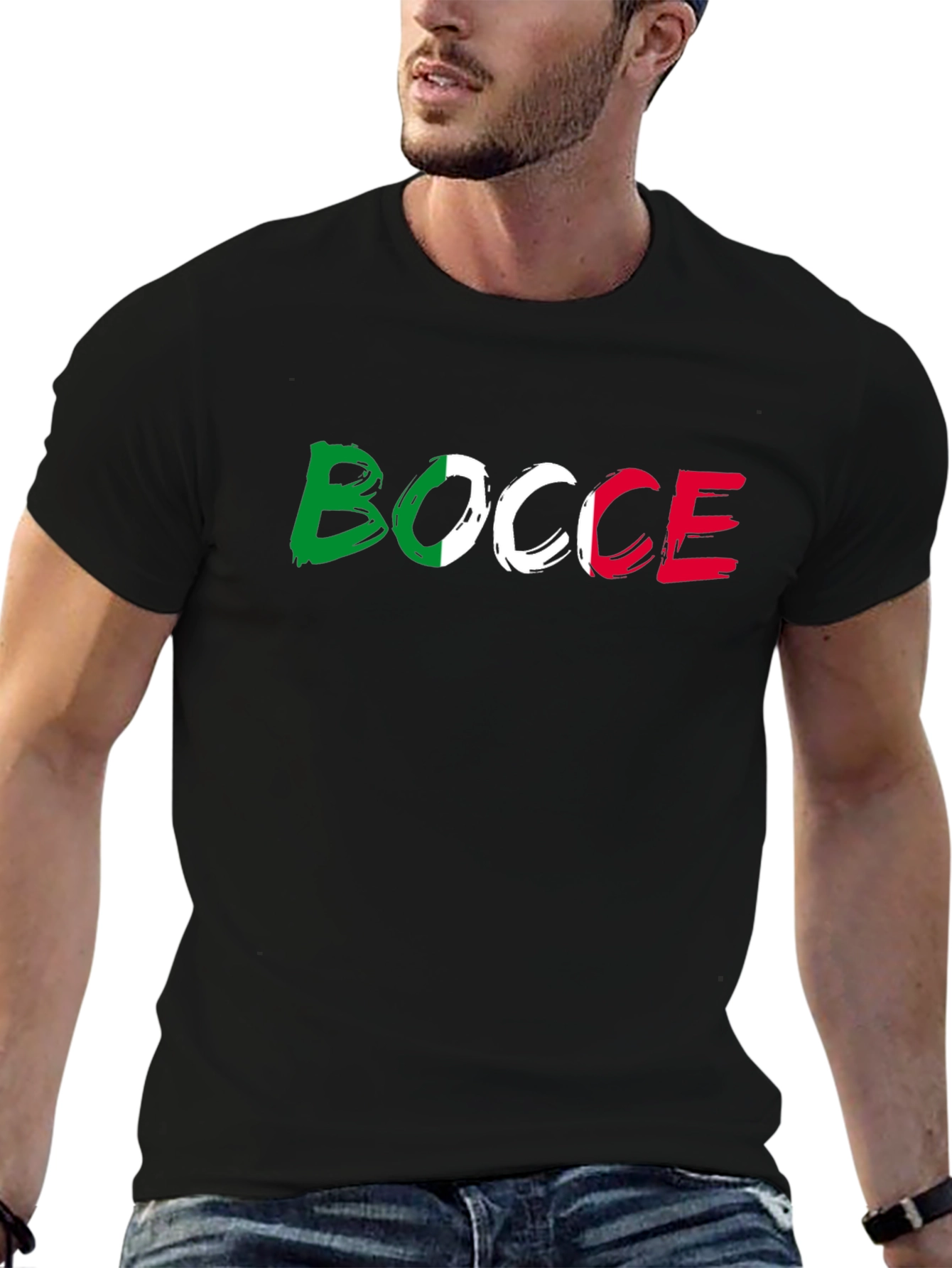 Bocce Italian Flag T-Shirt