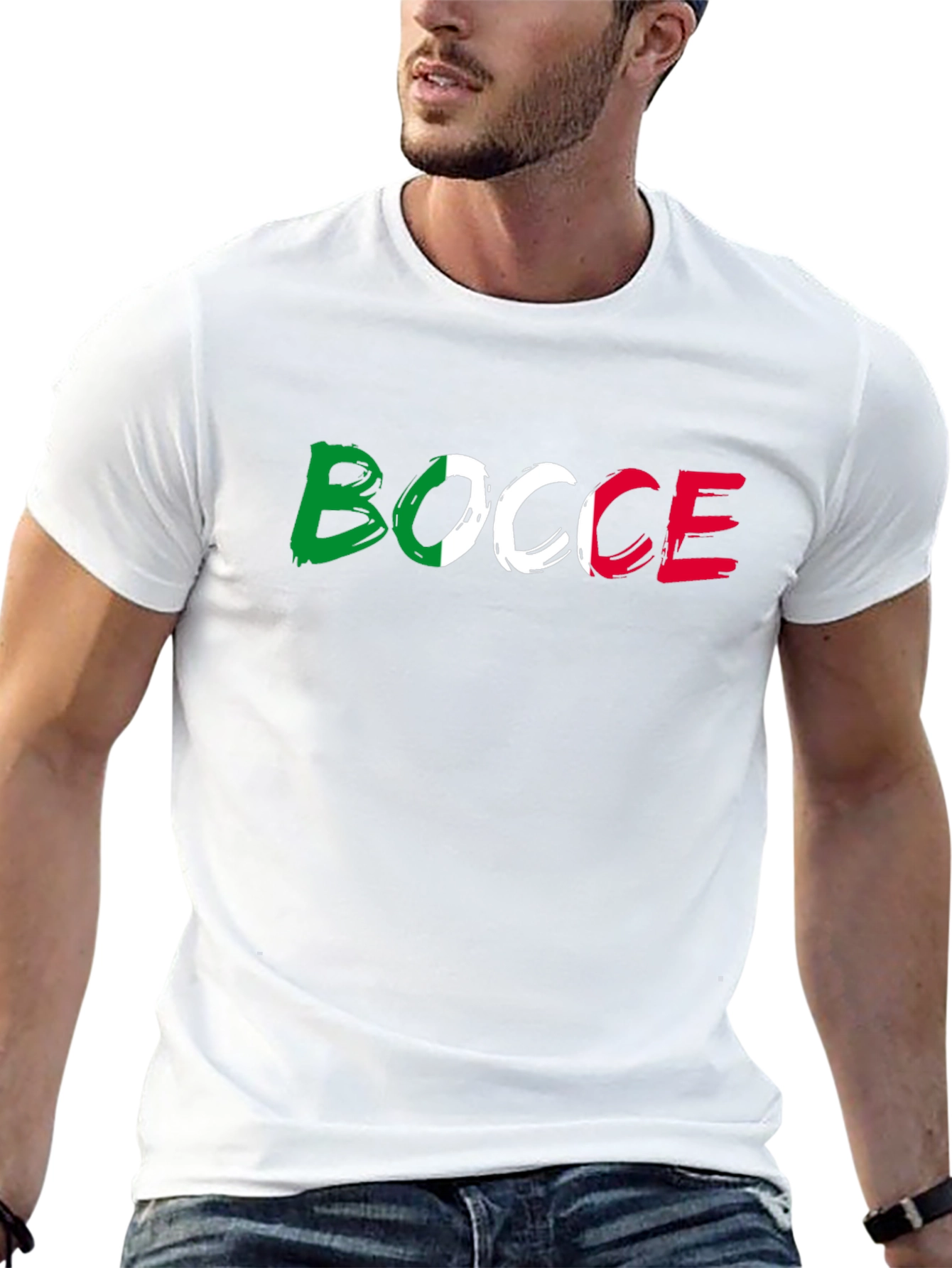 Bocce Italian Flag T-Shirt