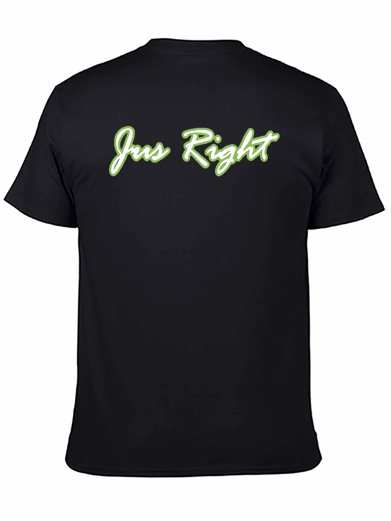 Jus Right Black T-Shirt - Stylish Casual Wear