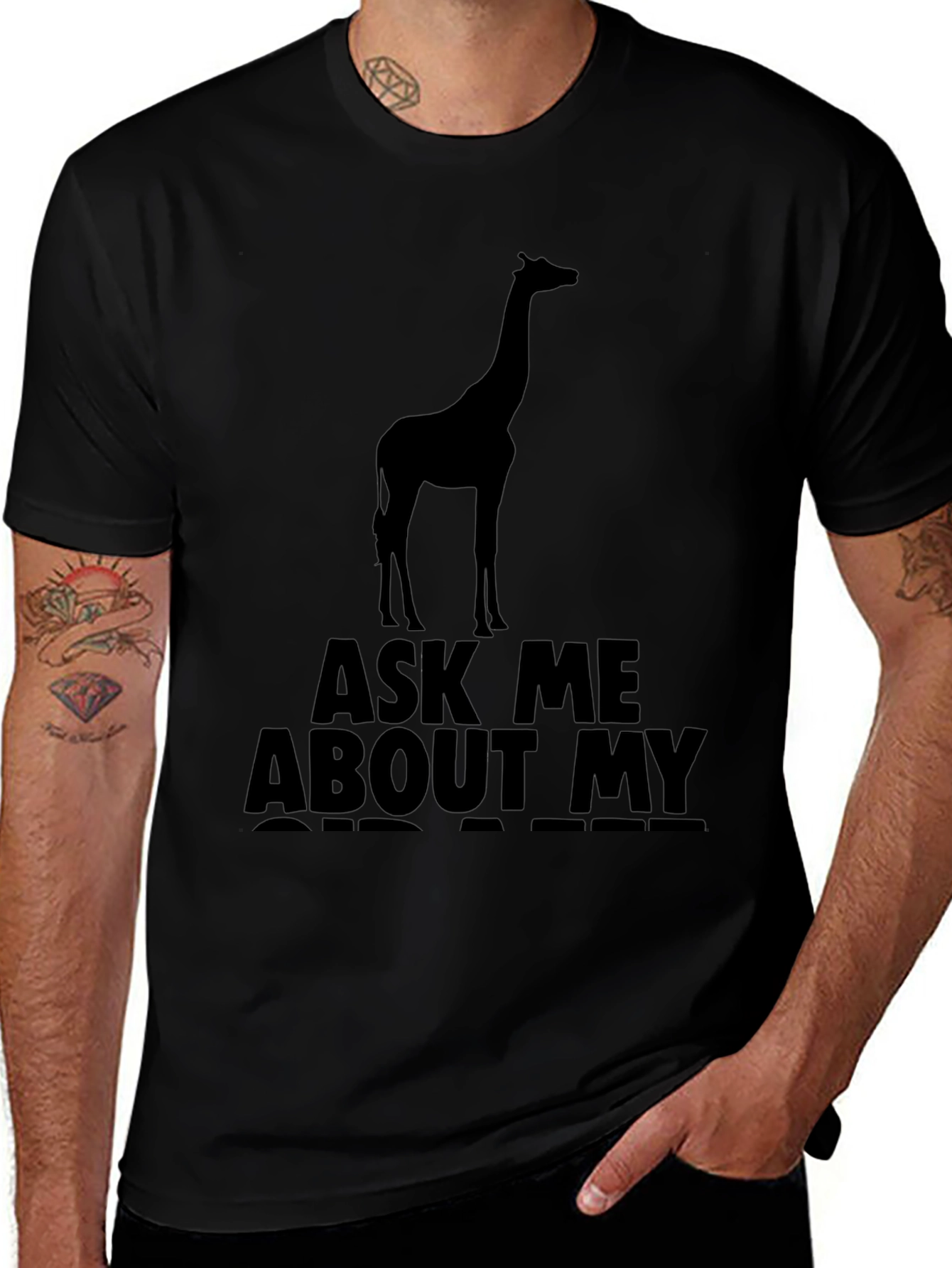 Ask Me About My Giraffe T-Shirt