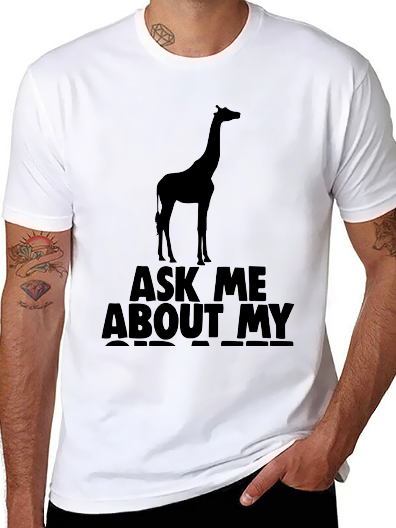 Ask Me About My Giraffe T-Shirt